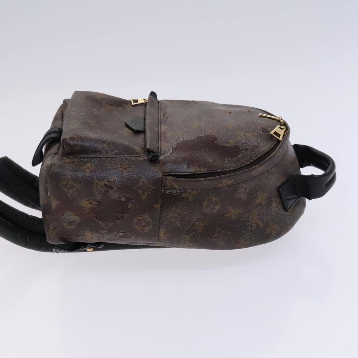 LOUIS VUITTON Monogram Palm Springs PM Backpack M41560 LV Auth BD858