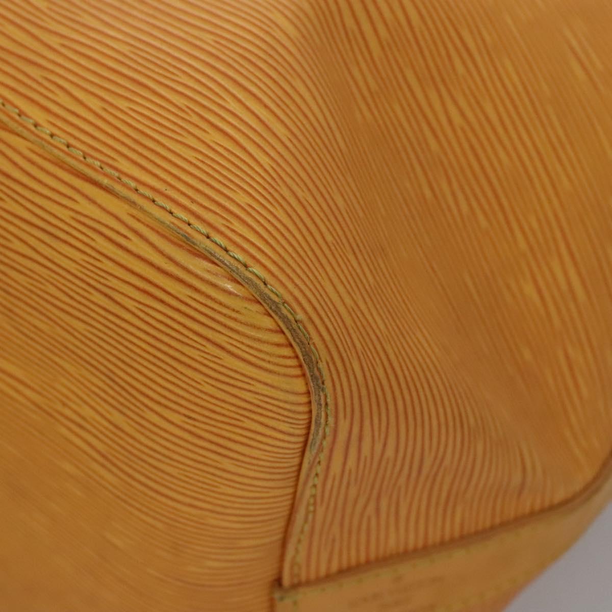 LOUIS VUITTON Epi Petit Noe Shoulder Bag Yellow M44109 LV Auth BD877