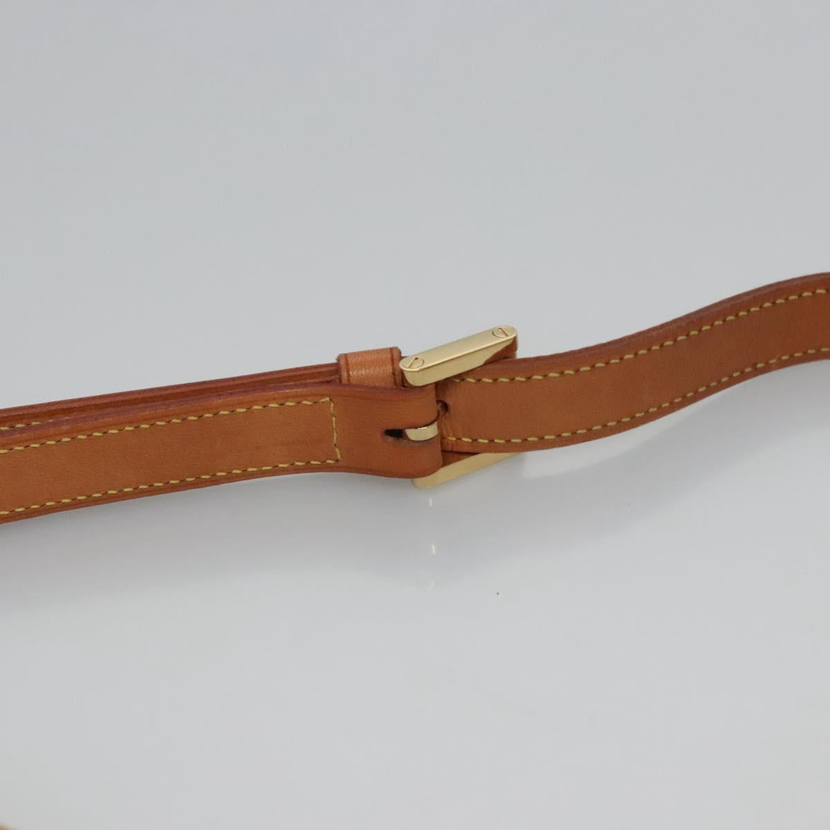 LOUIS VUITTON Monogram Vernis Thompson Street Bag Beige M91301 LV Auth BD879