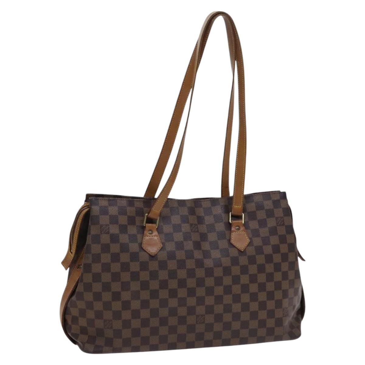 LOUIS VUITTON Damier Ebene Colombine Bag 100th Anniversary N99037 LV Auth BD907
