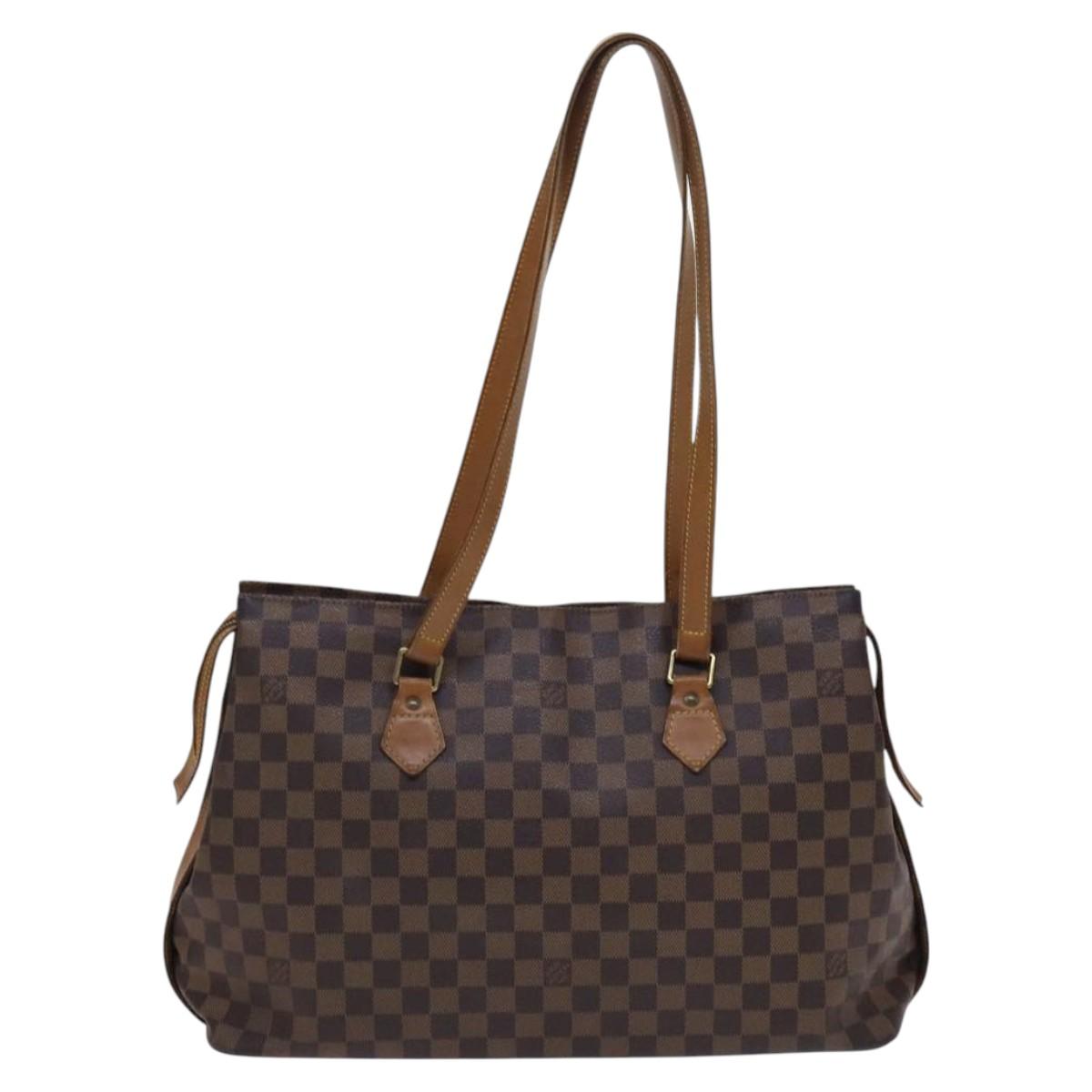 LOUIS VUITTON Damier Ebene Colombine Bag 100th Anniversary N99037 LV Auth BD907