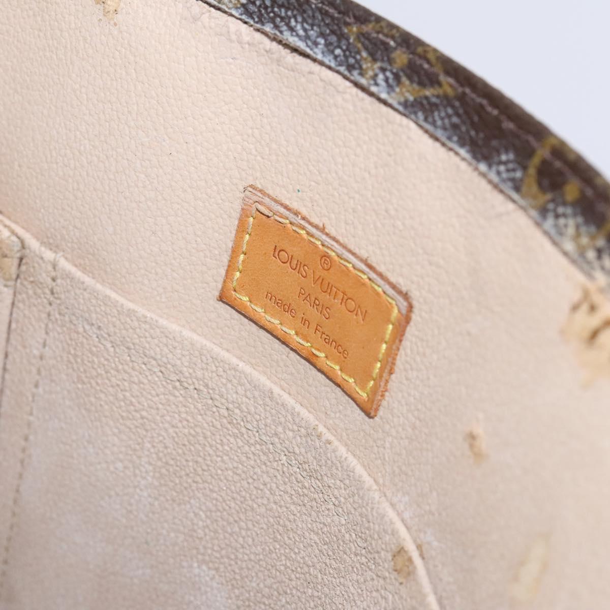 LOUIS VUITTON Monogram Sac Plat Hand Bag M51140 LV Auth BD912