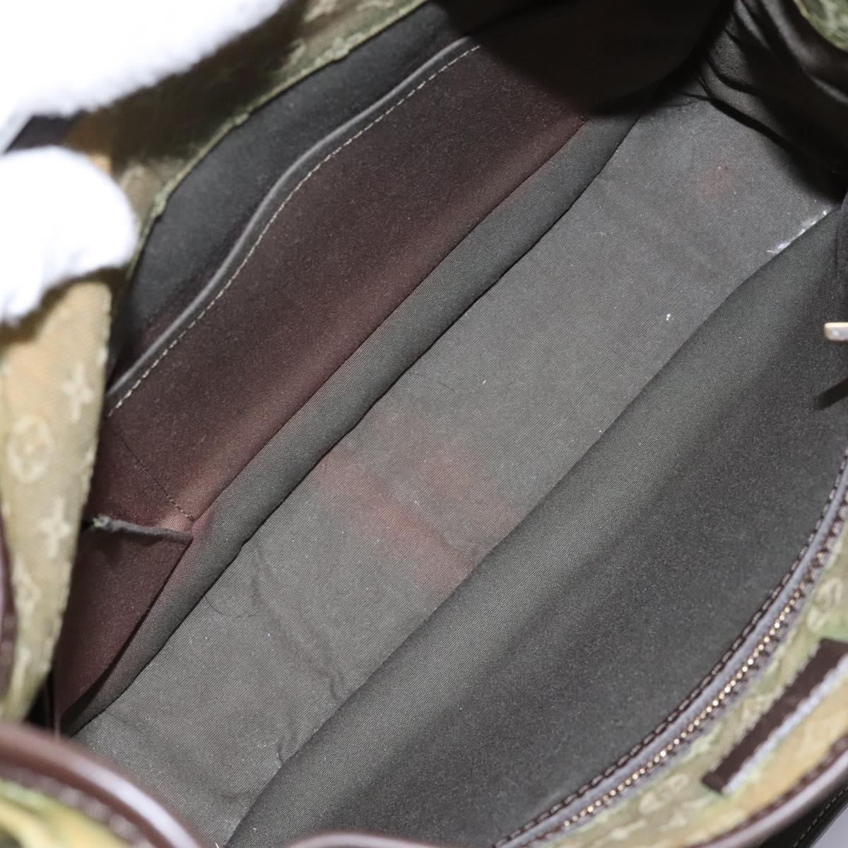 LOUIS VUITTON Monogram Mini Besace Mary Kate Bag TST Khaki M92322 LV Auth BD946