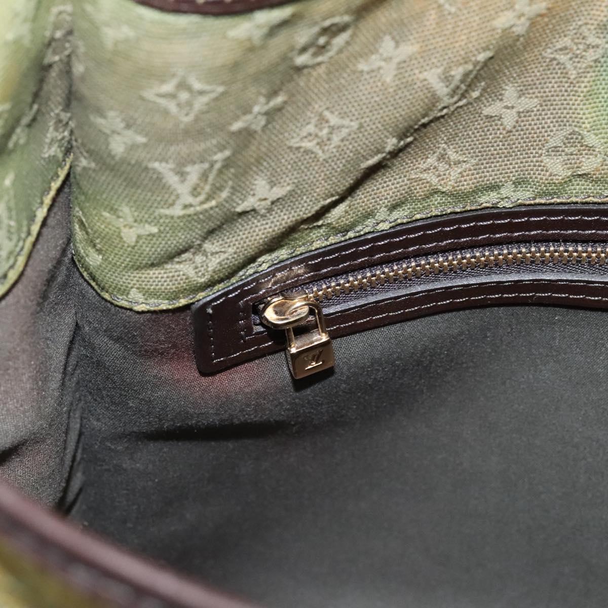 LOUIS VUITTON Monogram Mini Besace Mary Kate Bag TST Khaki M92322 LV Auth BD946