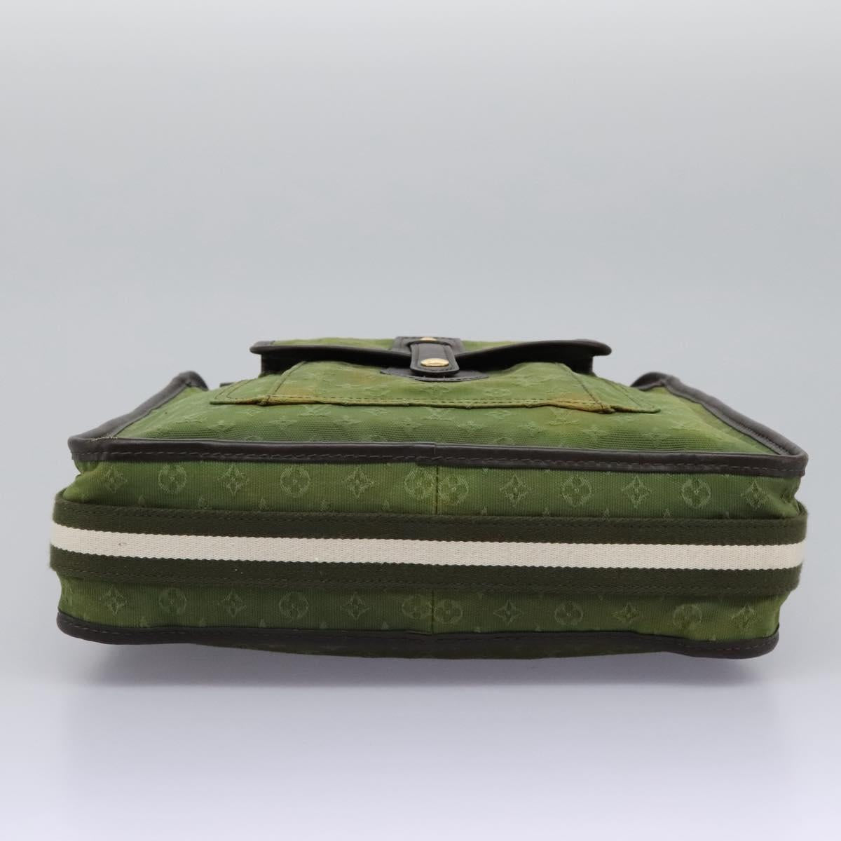 LOUIS VUITTON Monogram Mini Besace Mary Kate Bag TST Khaki M92322 LV Auth BD946