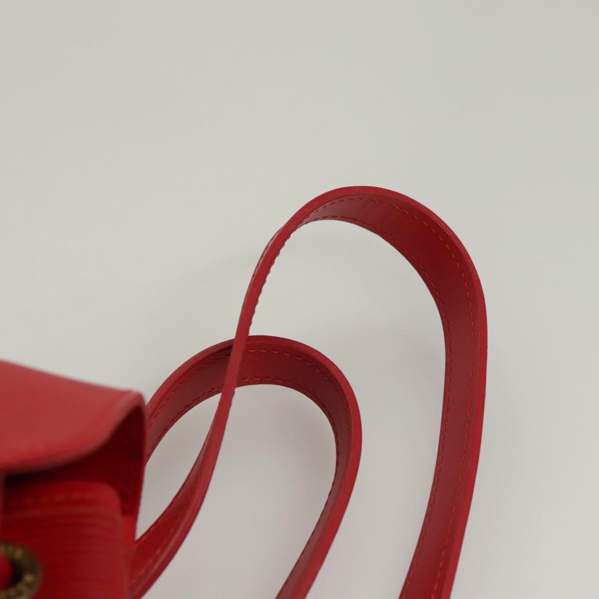 LOUIS VUITTON Epi Montsouris MM Backpack Monaco 700th Red LV Auth BD973AV