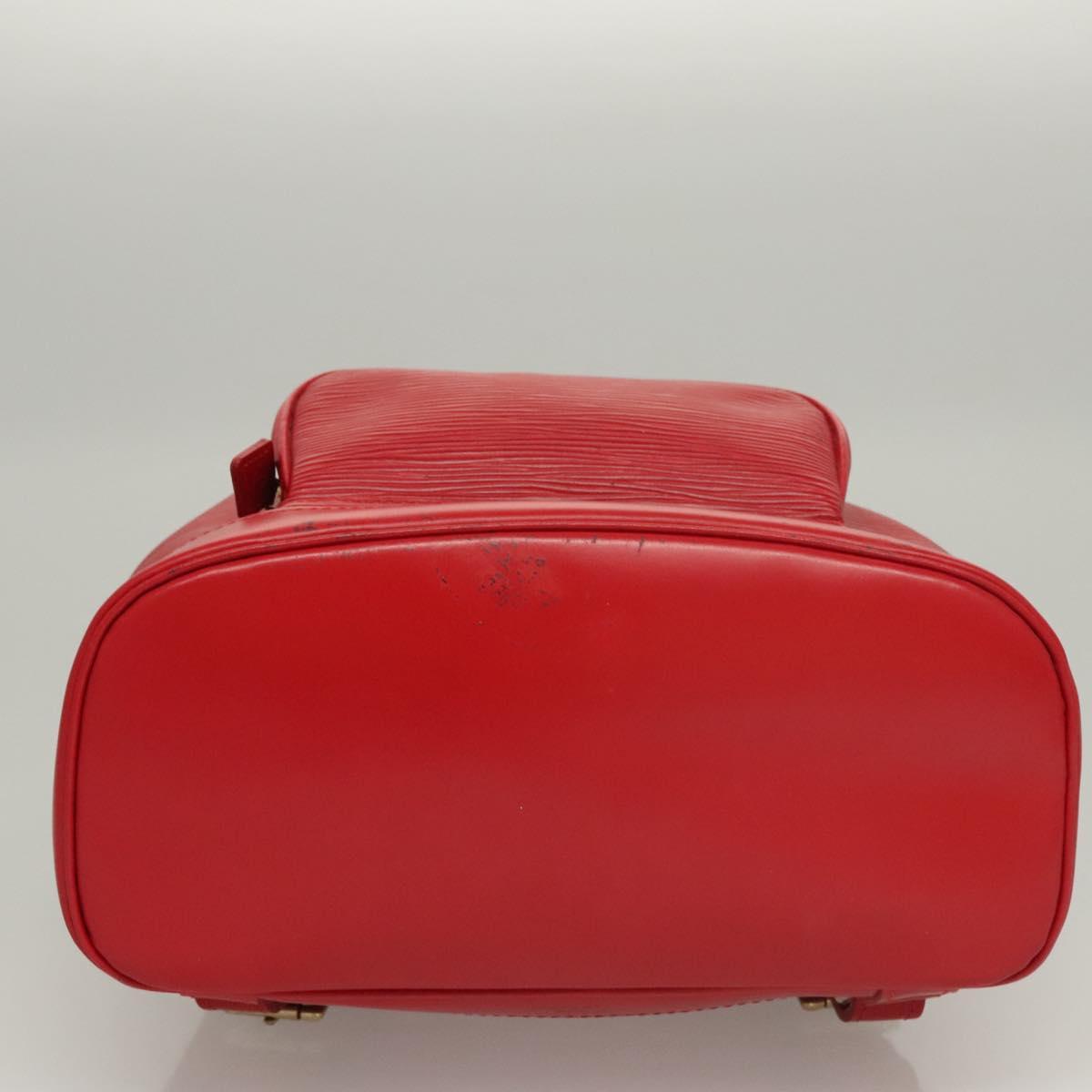 LOUIS VUITTON Epi Montsouris MM Backpack Monaco 700th Red LV Auth BD973SAV