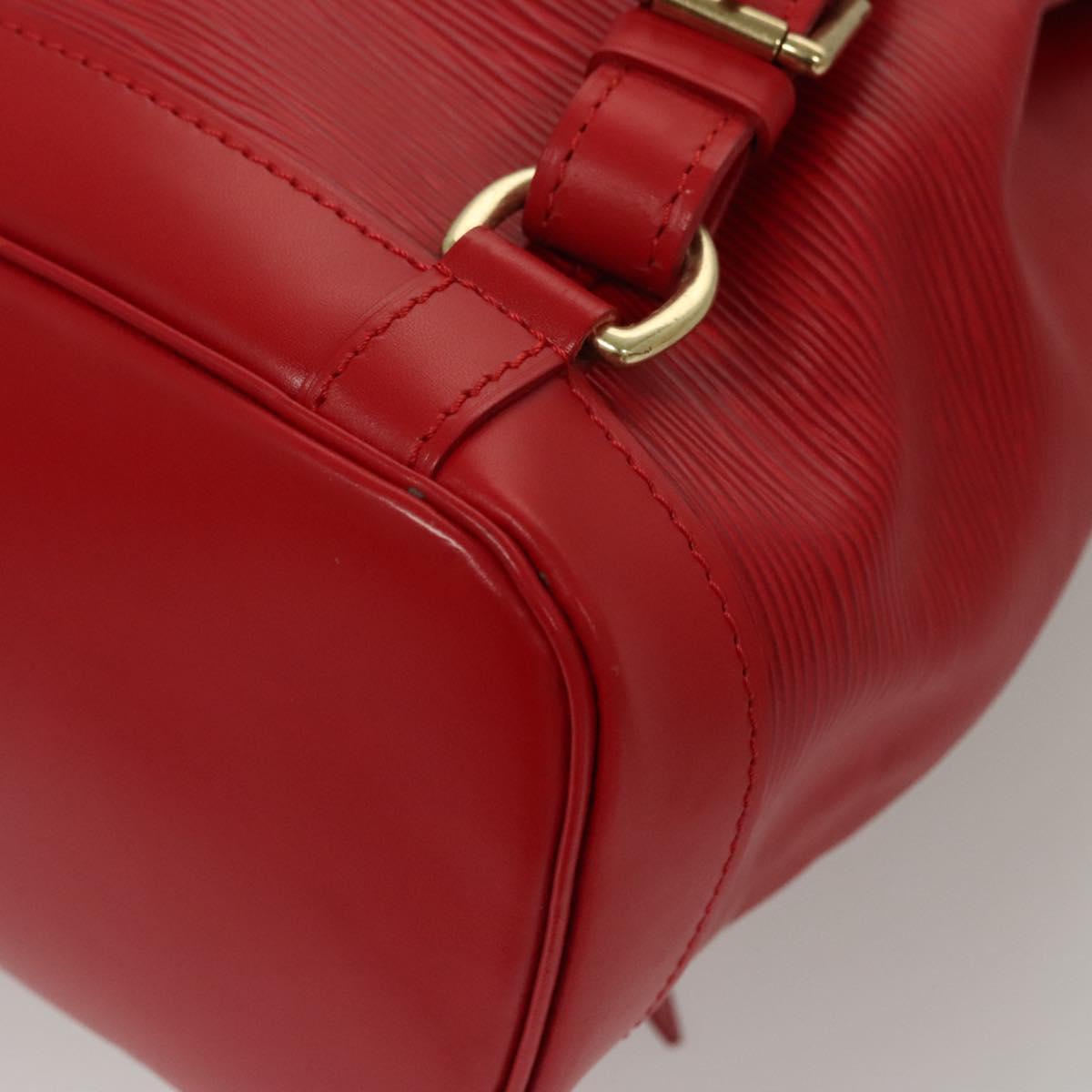 LOUIS VUITTON Epi Montsouris MM Backpack Monaco 700th Red LV Auth BD973SAV