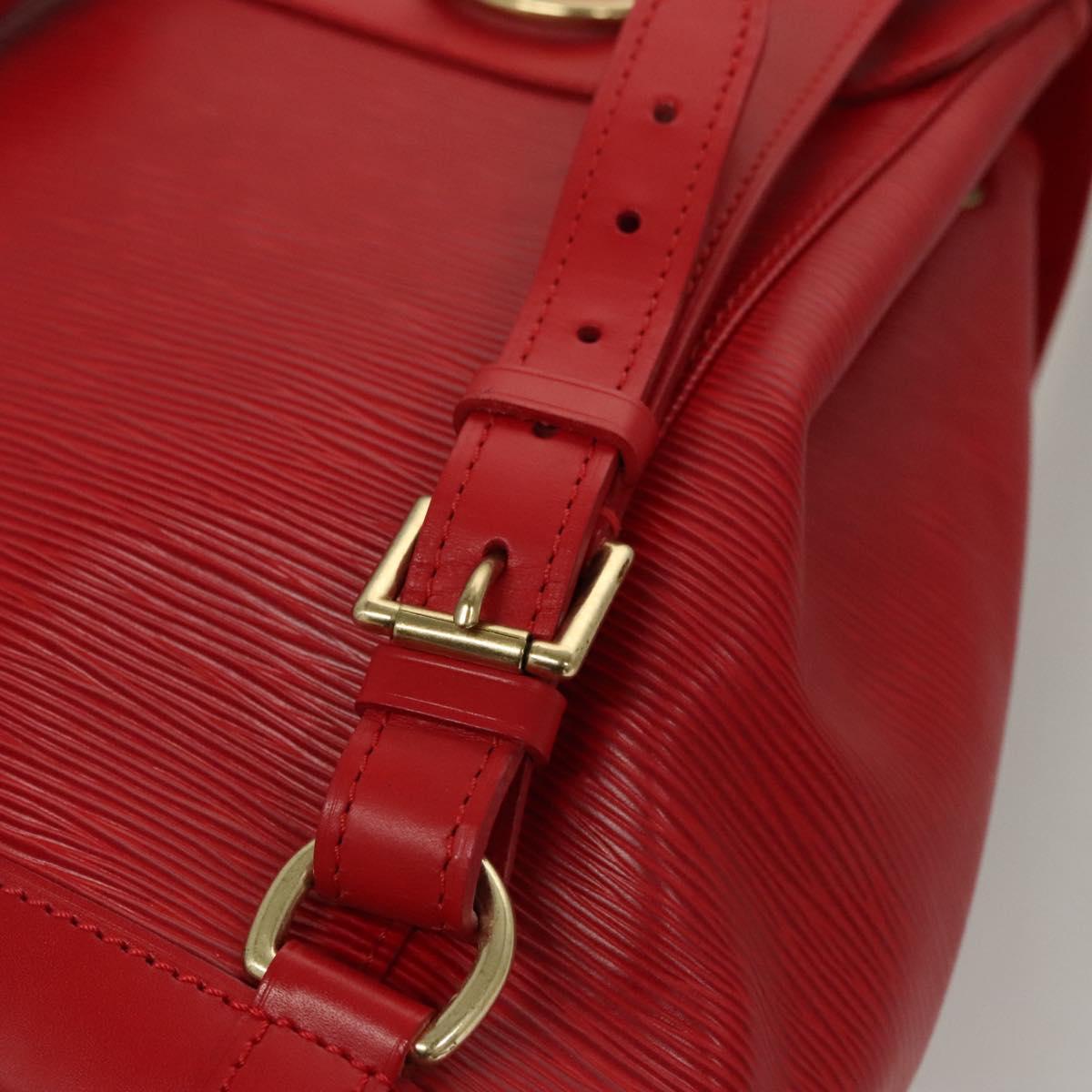 LOUIS VUITTON Epi Montsouris MM Backpack Monaco 700th Red LV Auth BD973SAV