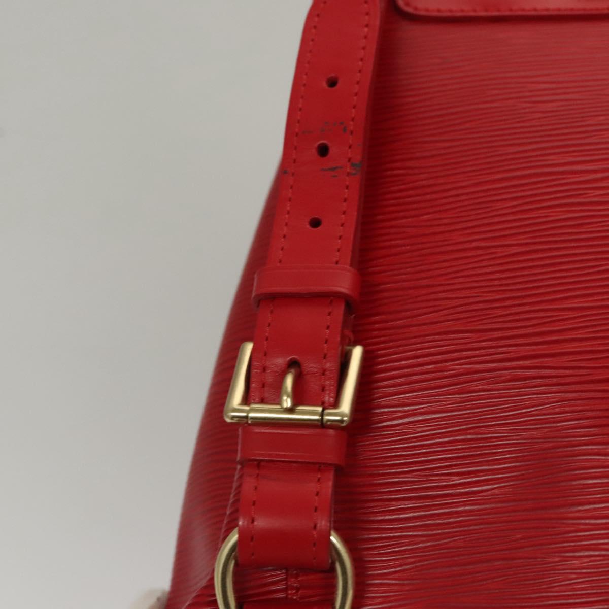 LOUIS VUITTON Epi Montsouris MM Backpack Monaco 700th Red LV Auth BD973SAV