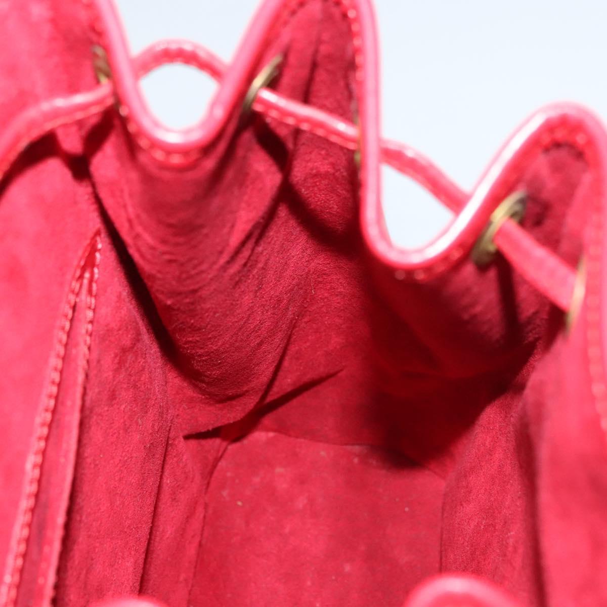 LOUIS VUITTON Epi Montsouris MM Backpack Monaco 700th Red LV Auth BD973SAV