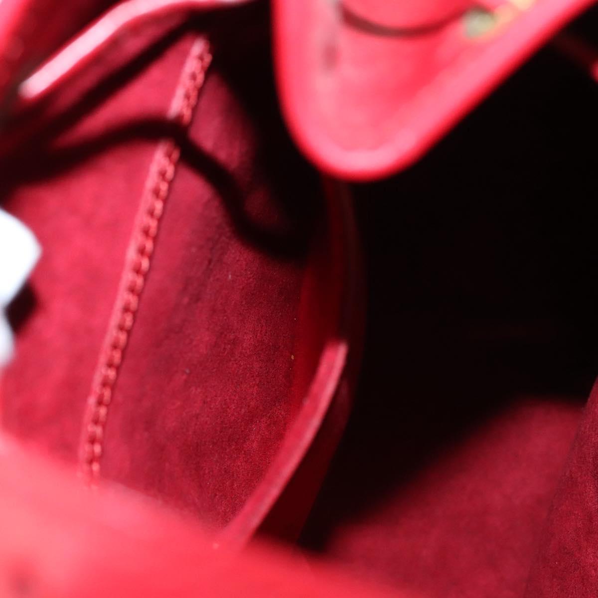 LOUIS VUITTON Epi Montsouris MM Backpack Monaco 700th Red LV Auth BD973SAV