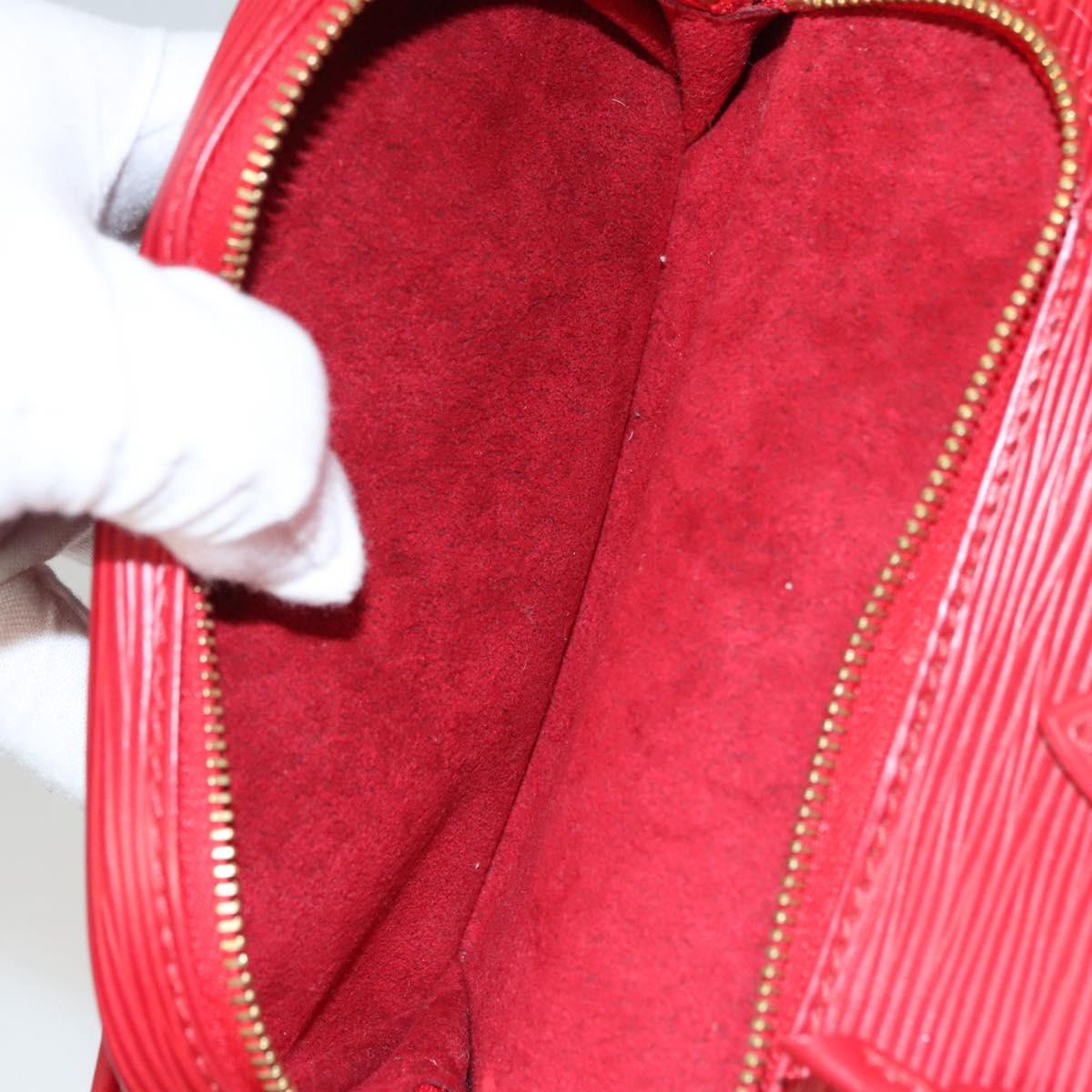 LOUIS VUITTON Epi Montsouris MM Backpack Monaco 700th Red LV Auth BD973SAV