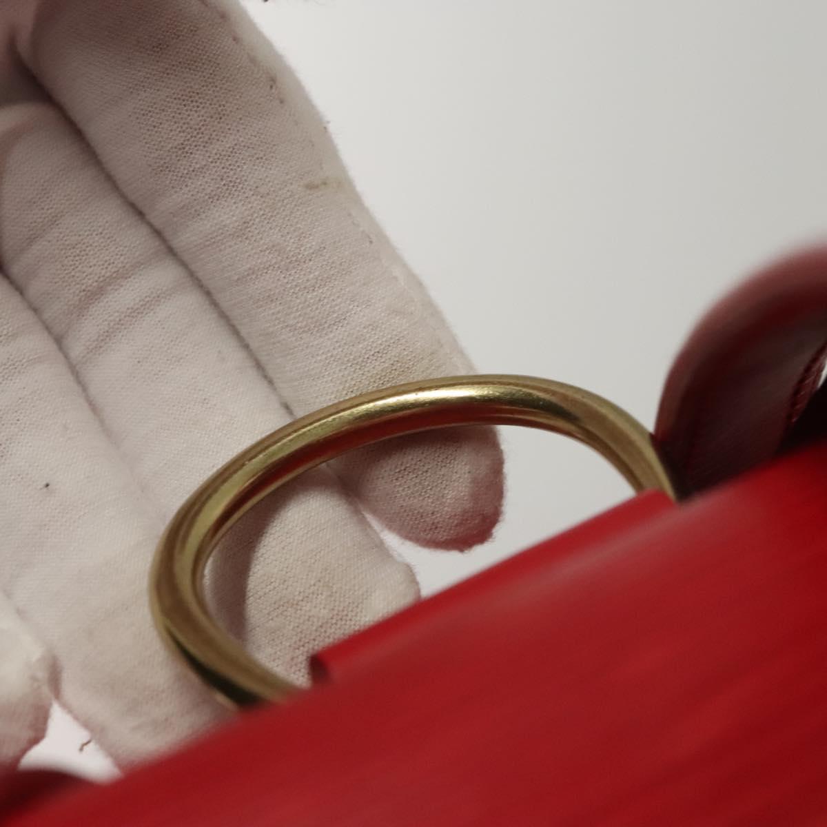 LOUIS VUITTON Epi Montsouris MM Backpack Monaco 700th Red LV Auth BD973AV