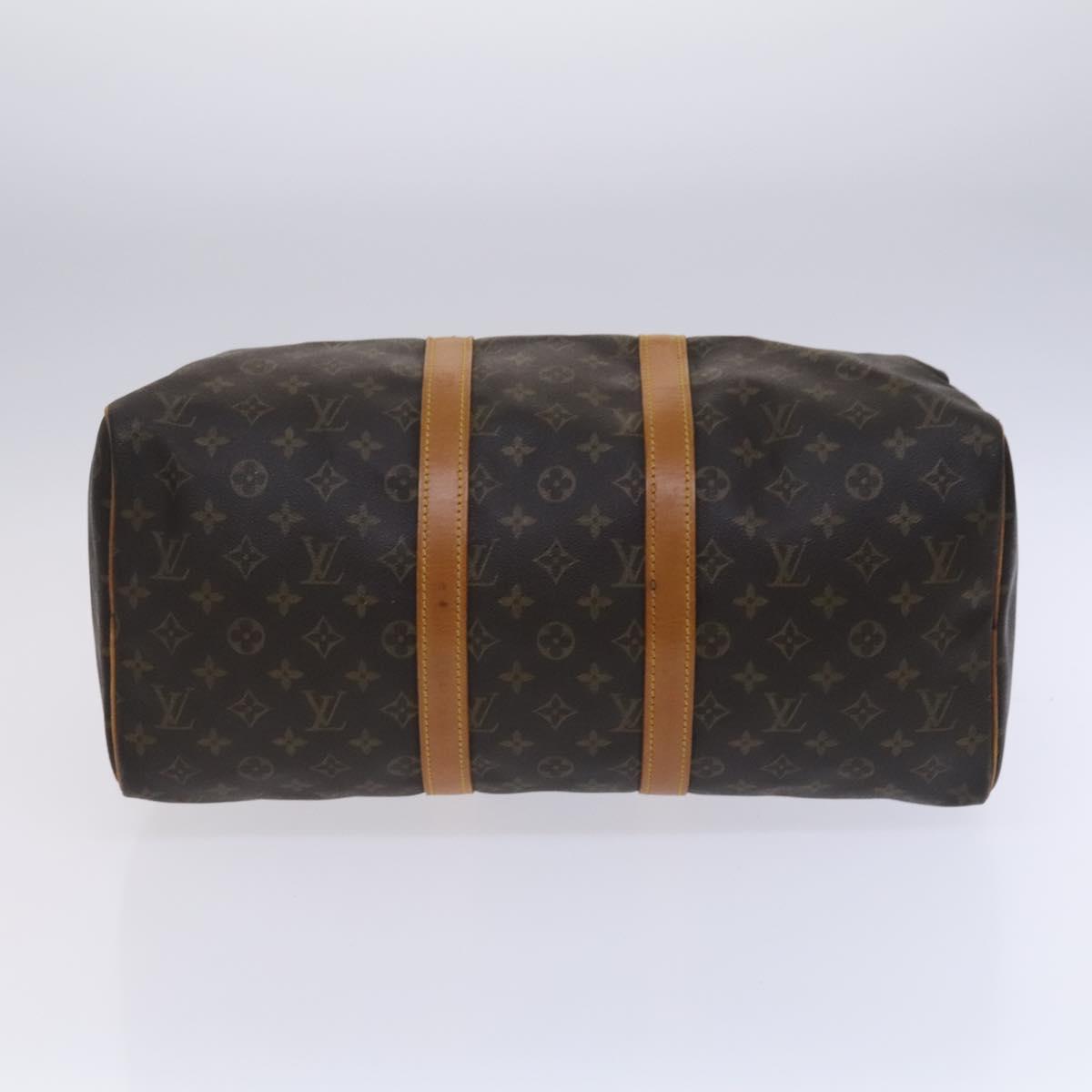 LOUIS VUITTON Monogram Keepall 45 Boston Bag M41428 LV Auth BD996