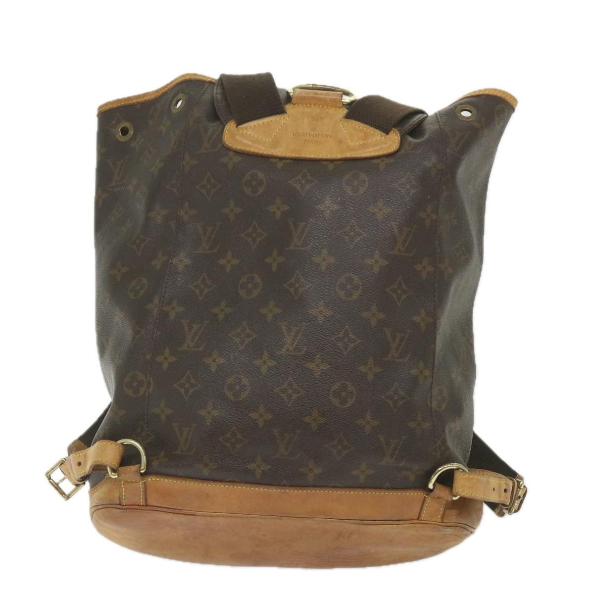LOUIS VUITTON Monogram Montsouris GM Backpack M51135 LV Auth bh137