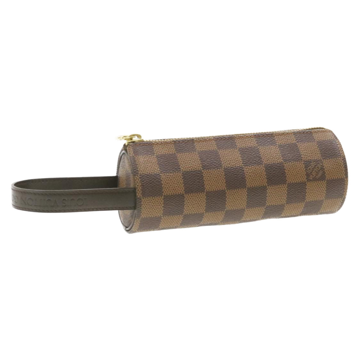 LOUIS VUITTON Damier Ebene Golf Cup 1998 Pouch LV Auth am199b