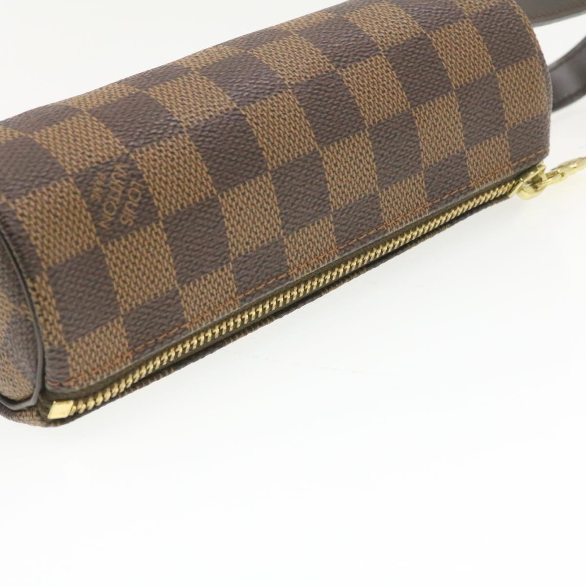 LOUIS VUITTON Damier Ebene Golf Cup 1998 Pouch LV Auth am199b