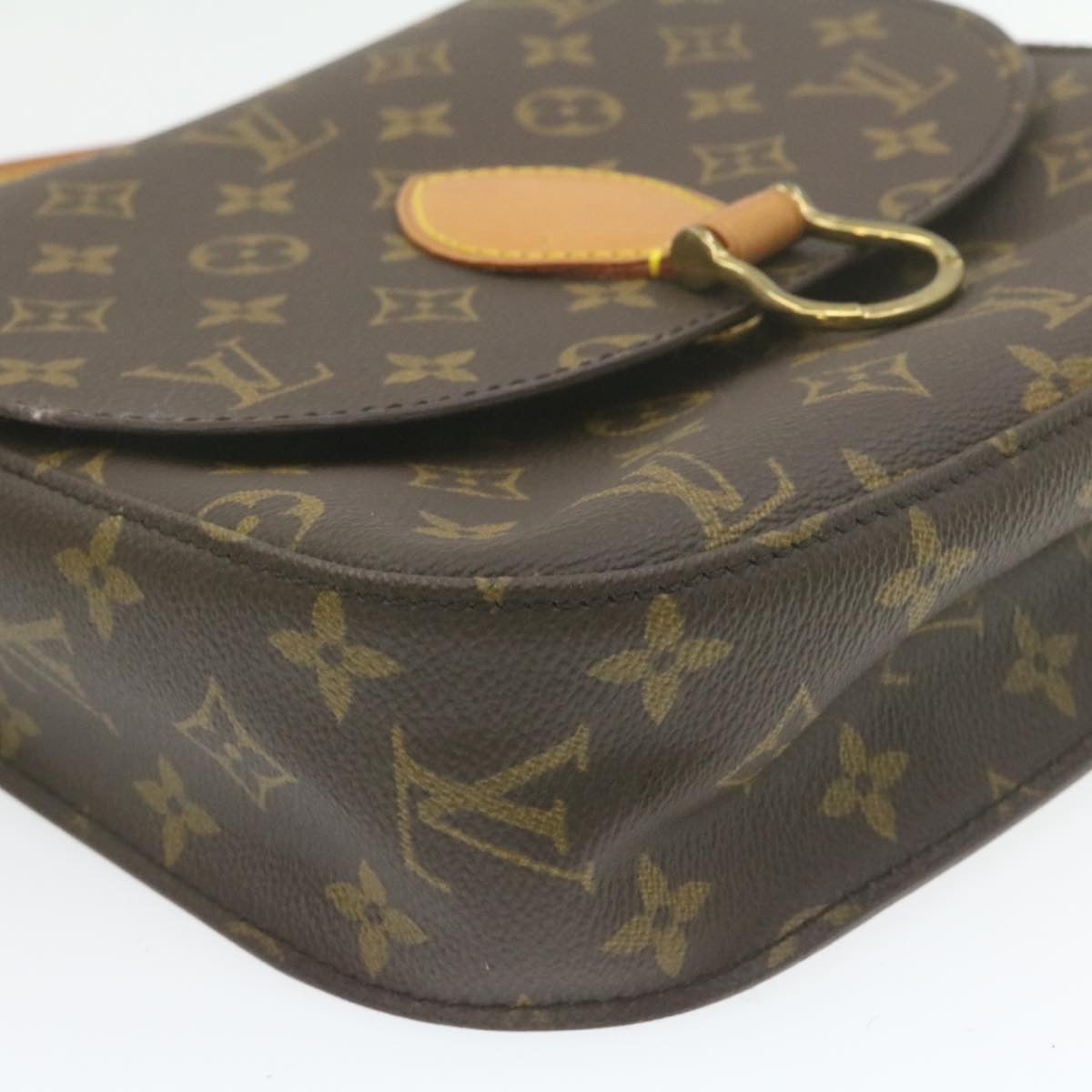 LOUIS VUITTON Monogram Saint Cloud GM Shoulder Bag M51242 LV Auth am313b