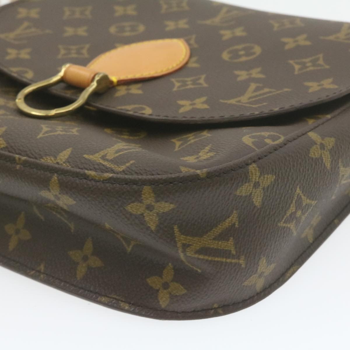 LOUIS VUITTON Monogram Saint Cloud GM Shoulder Bag M51242 LV Auth am313b