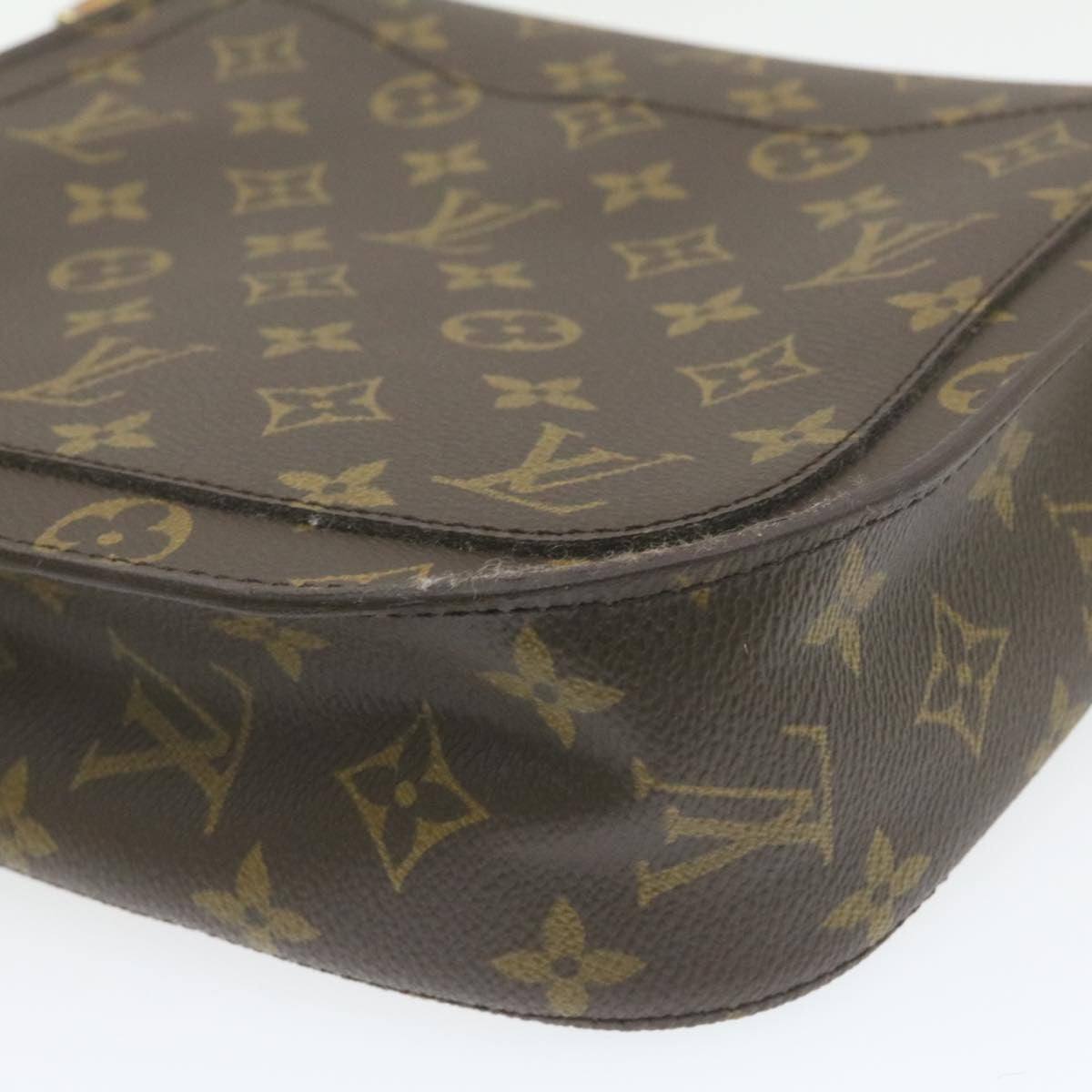 LOUIS VUITTON Monogram Saint Cloud GM Shoulder Bag M51242 LV Auth am313b