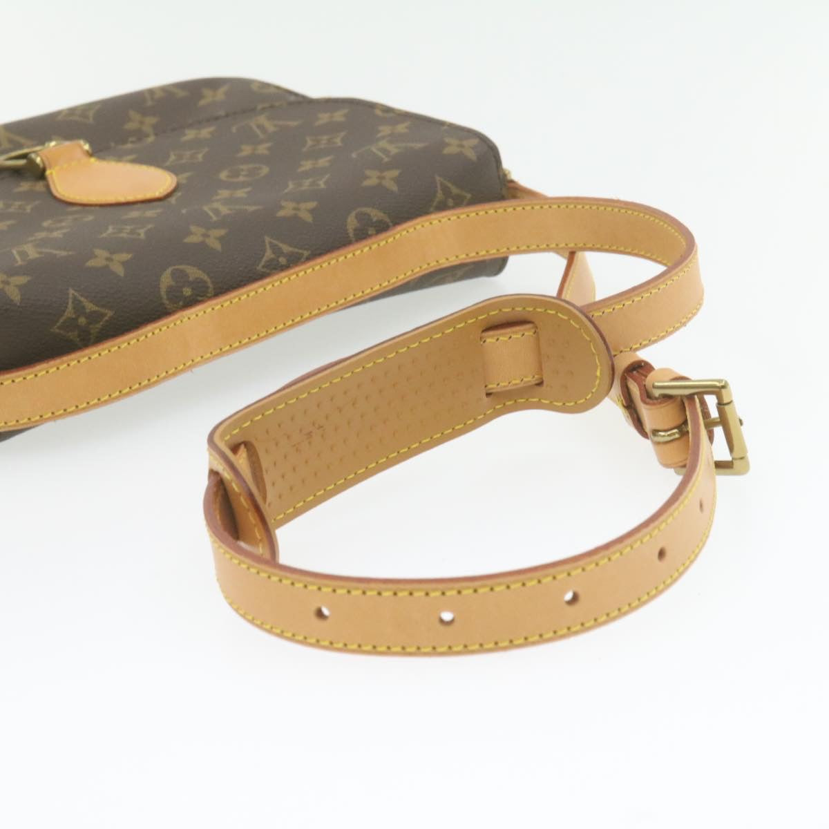 LOUIS VUITTON Monogram Saint Cloud GM Shoulder Bag M51242 LV Auth am313b