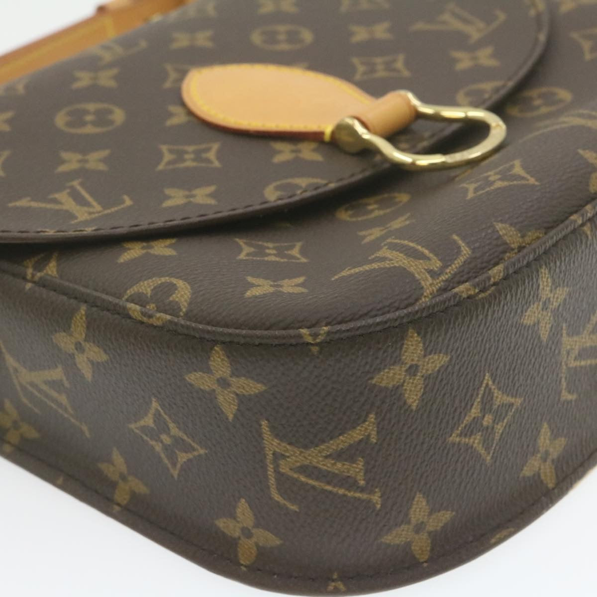 LOUIS VUITTON Monogram Saint Cloud GM Shoulder Bag M51242 LV Auth am318b