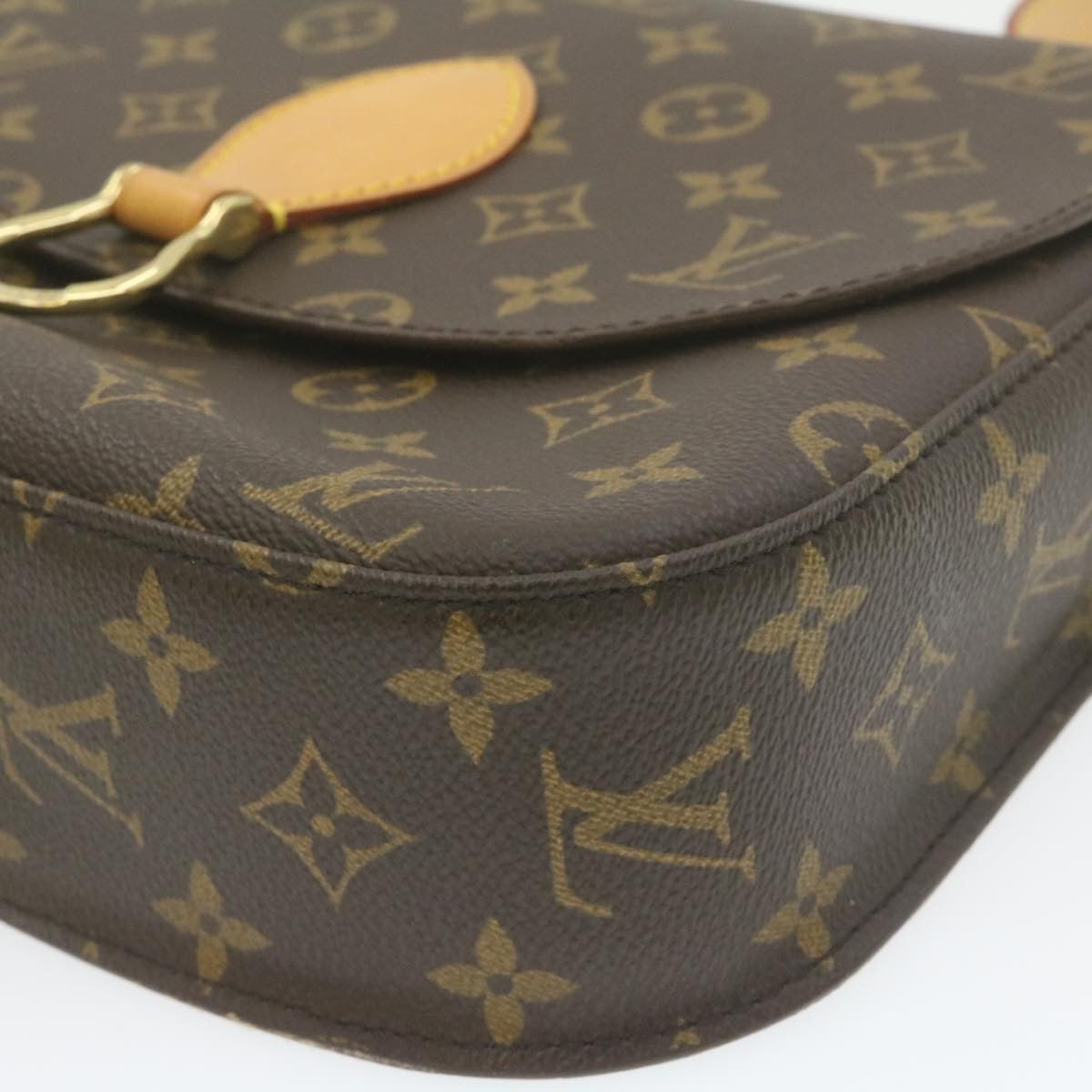 LOUIS VUITTON Monogram Saint Cloud GM Shoulder Bag M51242 LV Auth am318b