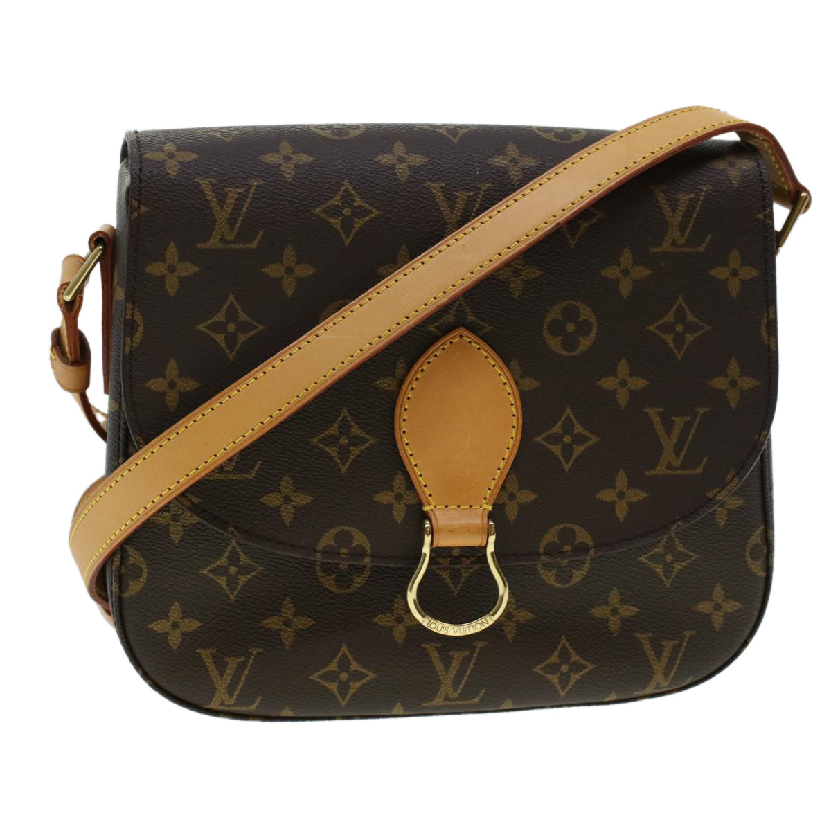 LOUIS VUITTON Monogram Saint Cloud GM Shoulder Bag M51242 LV Auth am318b