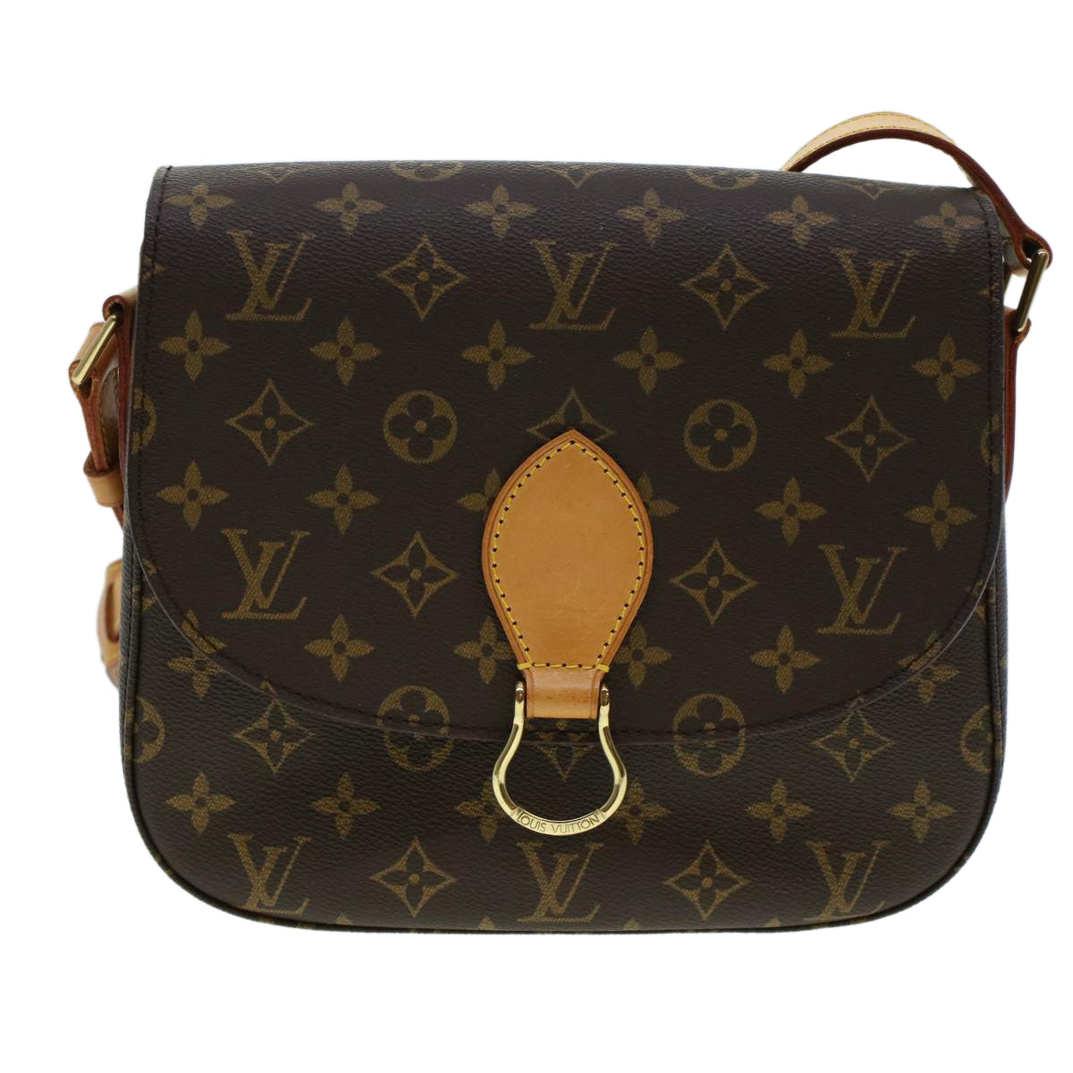 LOUIS VUITTON Monogram Saint Cloud GM Shoulder Bag M51242 LV Auth am318b