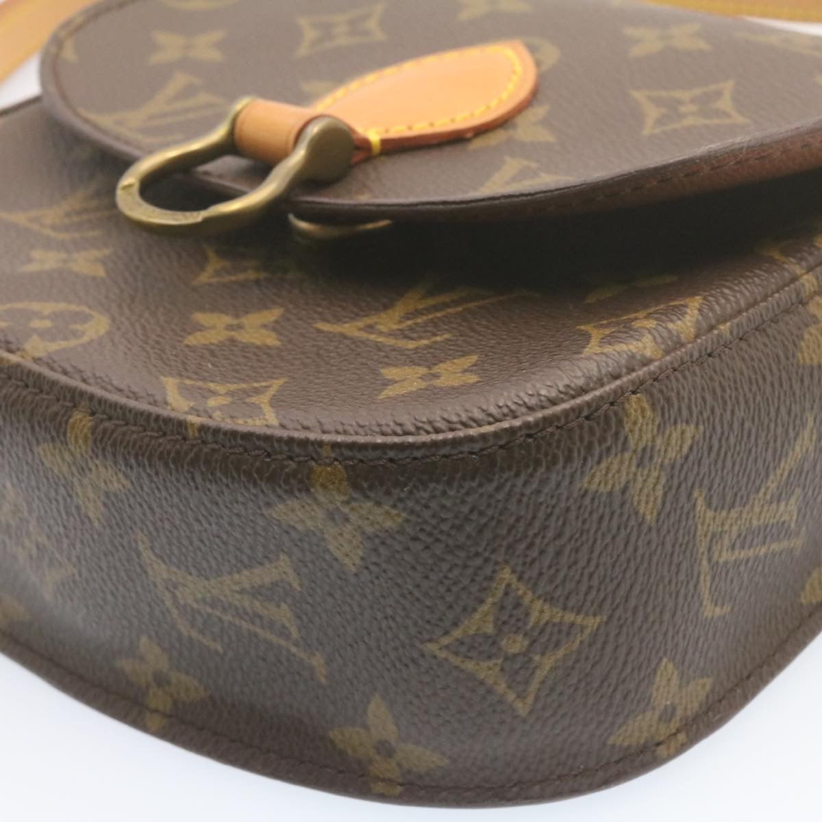 LOUIS VUITTON Monogram Saint Cloud PM Shoulder Bag M51244 LV Auth am343bV