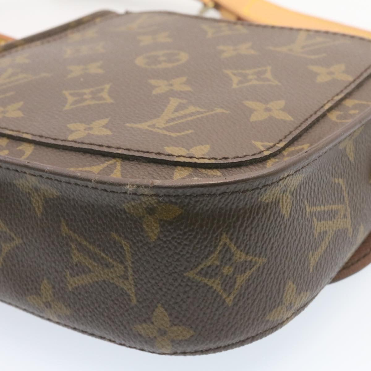 LOUIS VUITTON Monogram Saint Cloud PM Shoulder Bag M51244 LV Auth am343bV