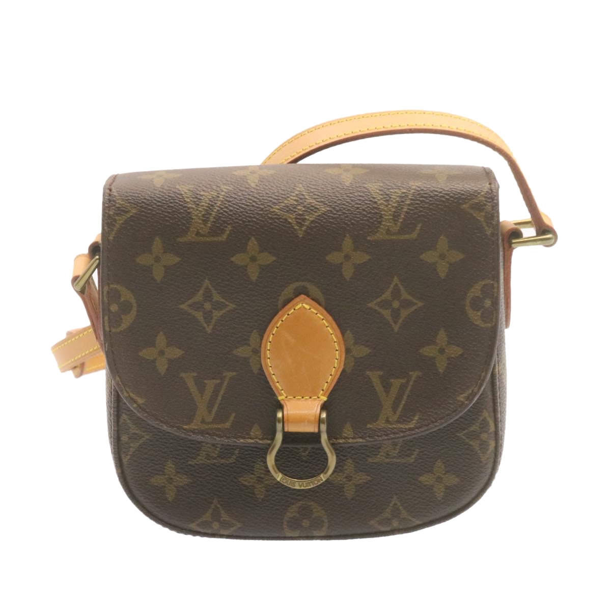LOUIS VUITTON Monogram Saint Cloud PM Shoulder Bag M51244 LV Auth am343bV