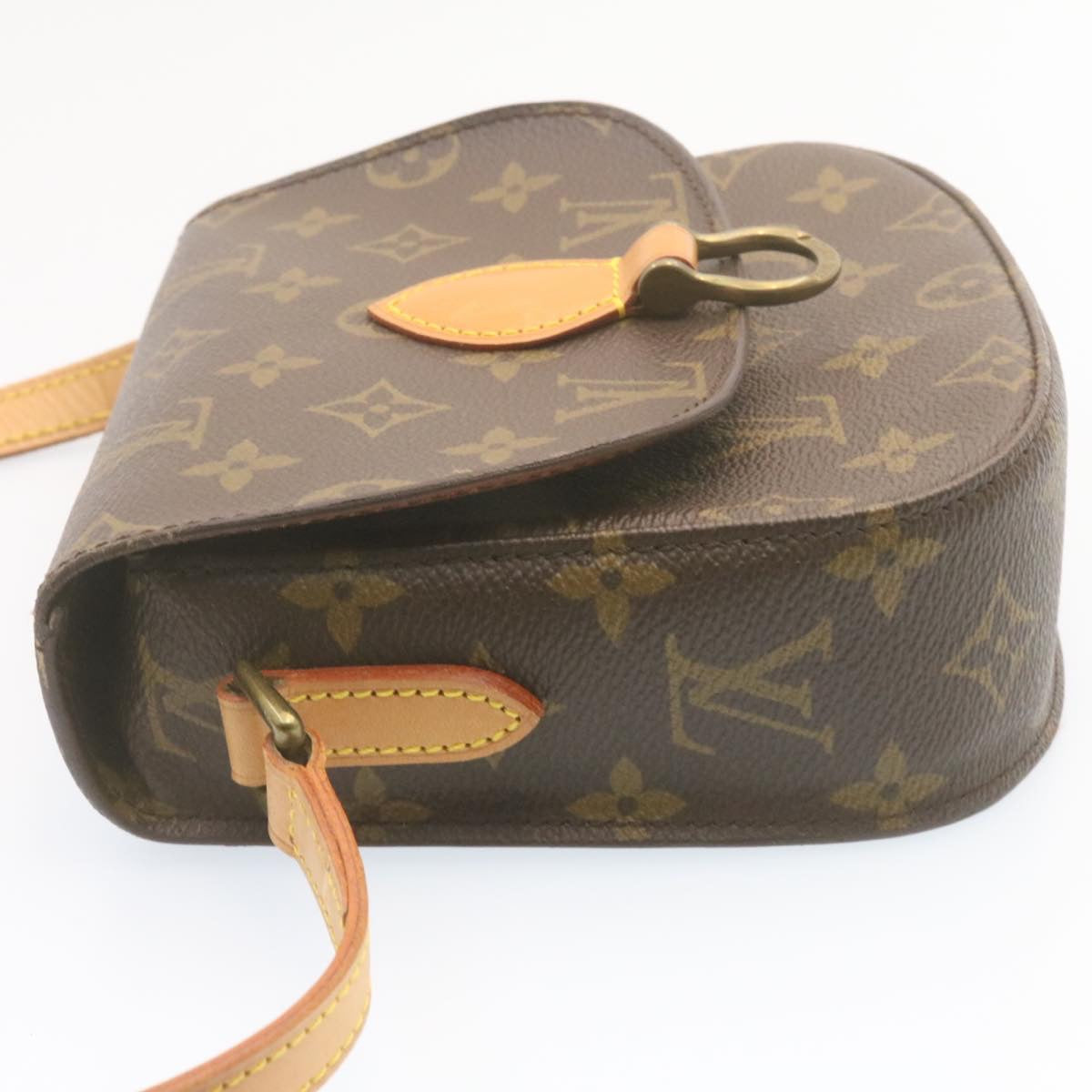 LOUIS VUITTON Monogram Saint Cloud PM Shoulder Bag M51244 LV Auth am343bA