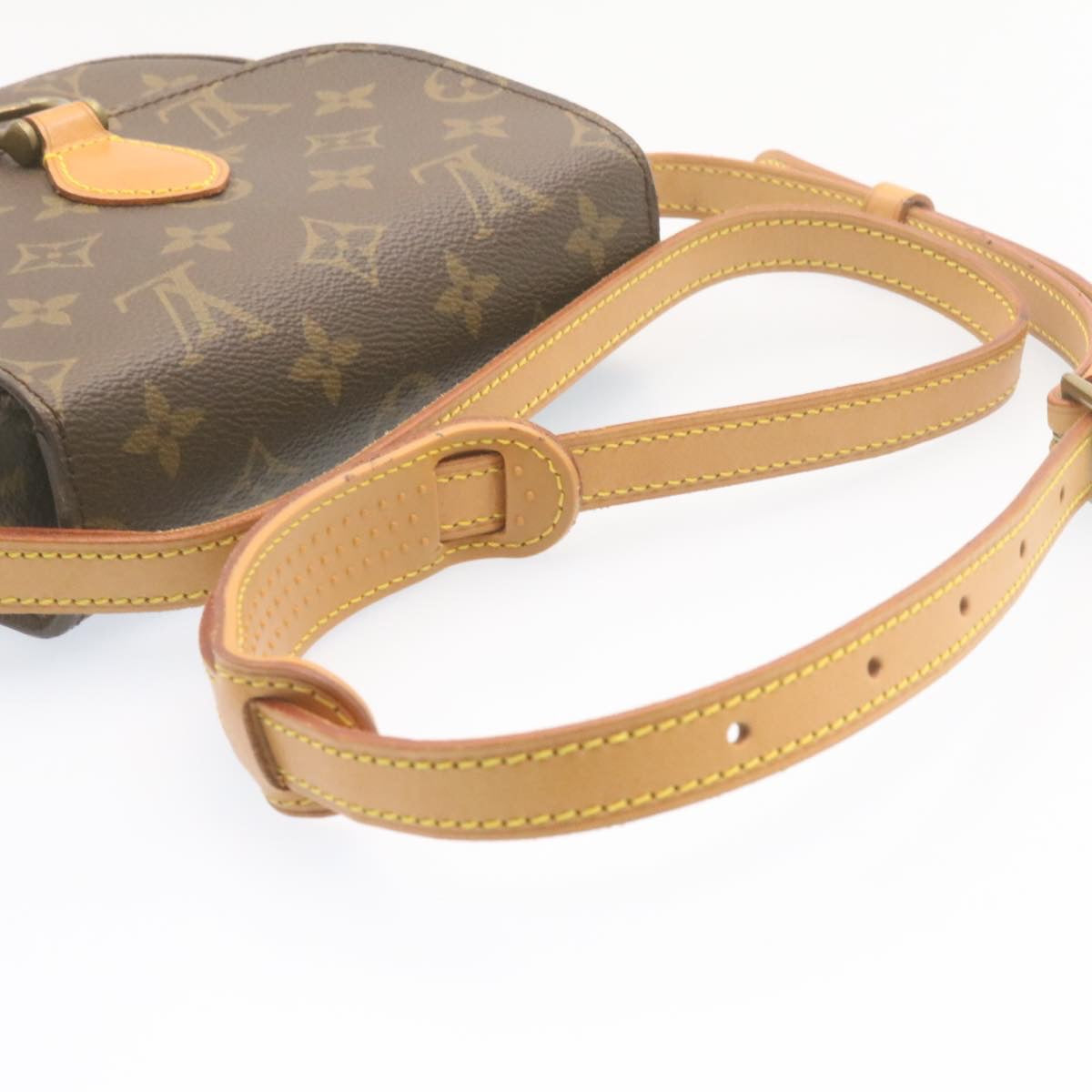 LOUIS VUITTON Monogram Saint Cloud PM Shoulder Bag M51244 LV Auth am343bA