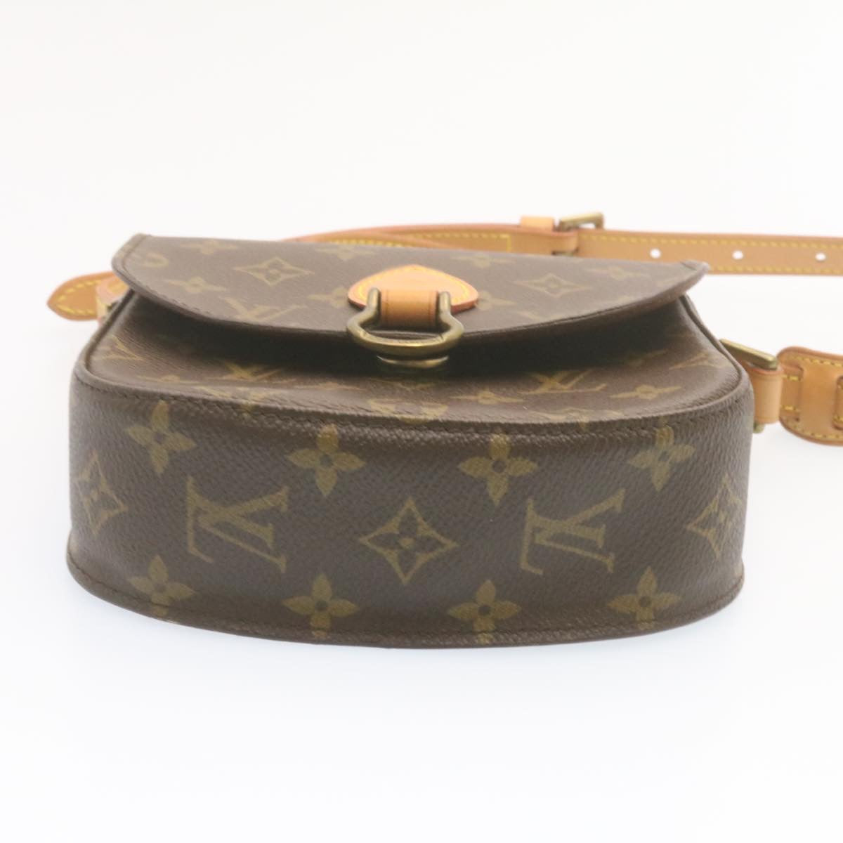 LOUIS VUITTON Monogram Saint Cloud PM Shoulder Bag M51244 LV Auth am343bV