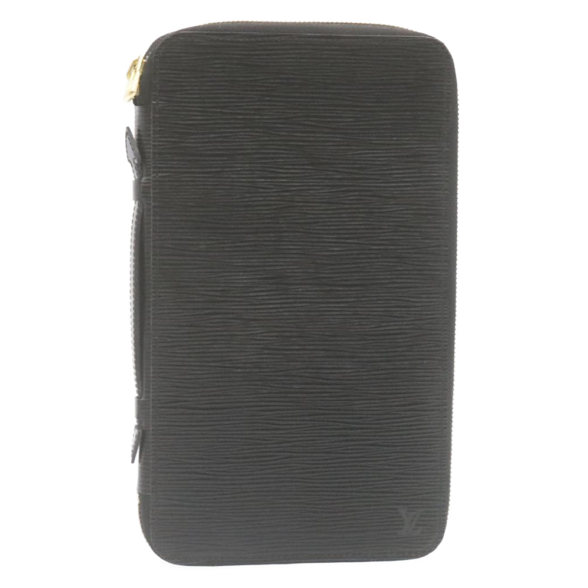 LOUIS VUITTON Epi Travel Case Black LV Auth am447bV