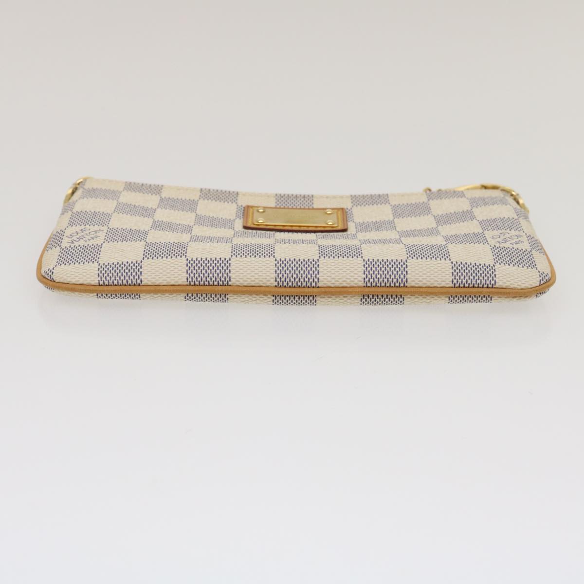 LOUIS VUITTON Damier Azur Pochette Mira MM Accessory Pouch N60027 LV am478bSAM