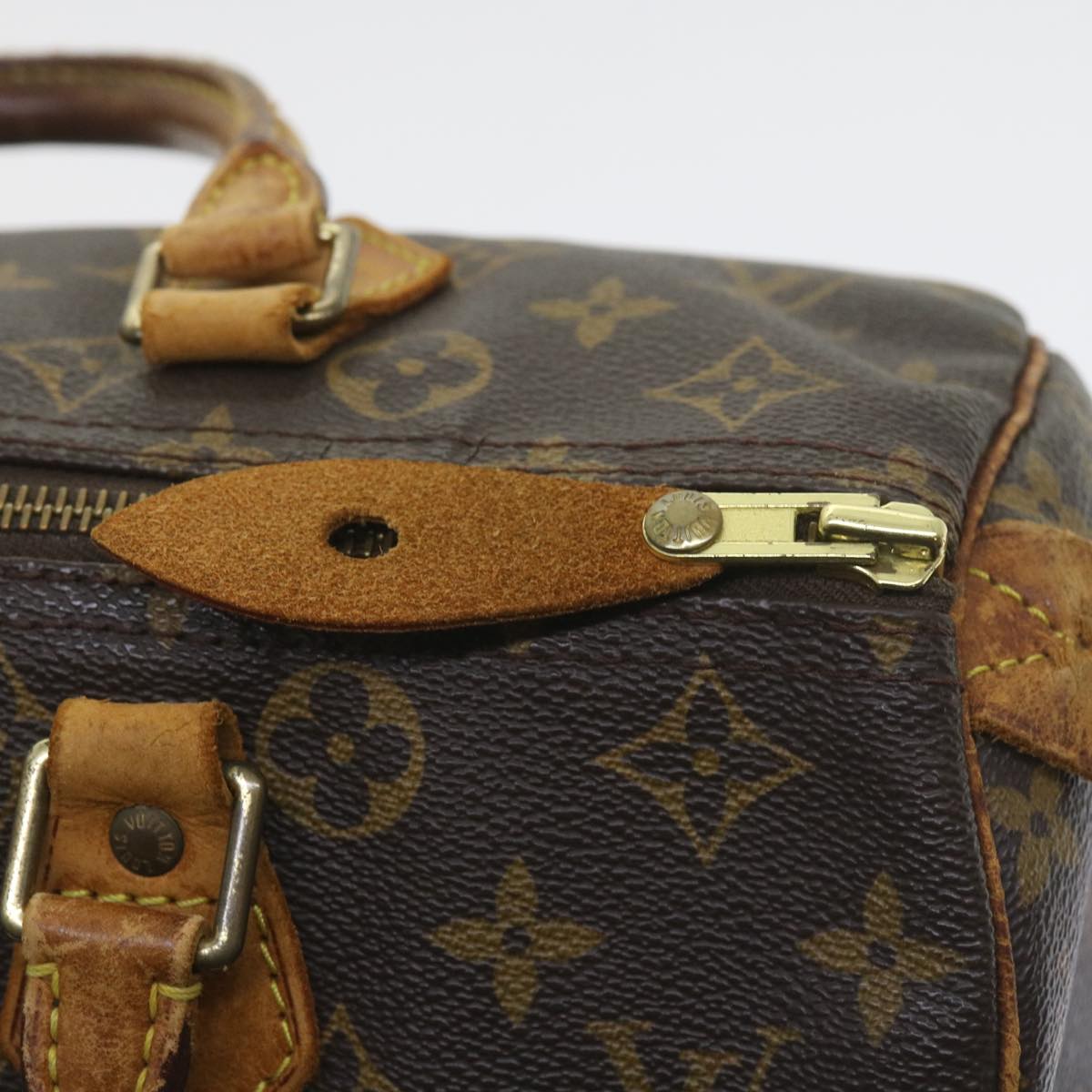 LOUIS VUITTON Monogram Speedy 30 Hand Bag M41526 LV Auth bs10119