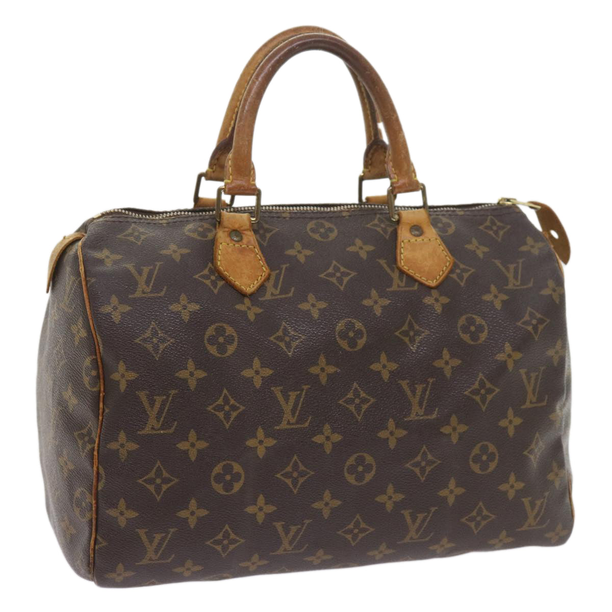 LOUIS VUITTON Monogram Speedy 30 Hand Bag M41526 LV Auth bs10119