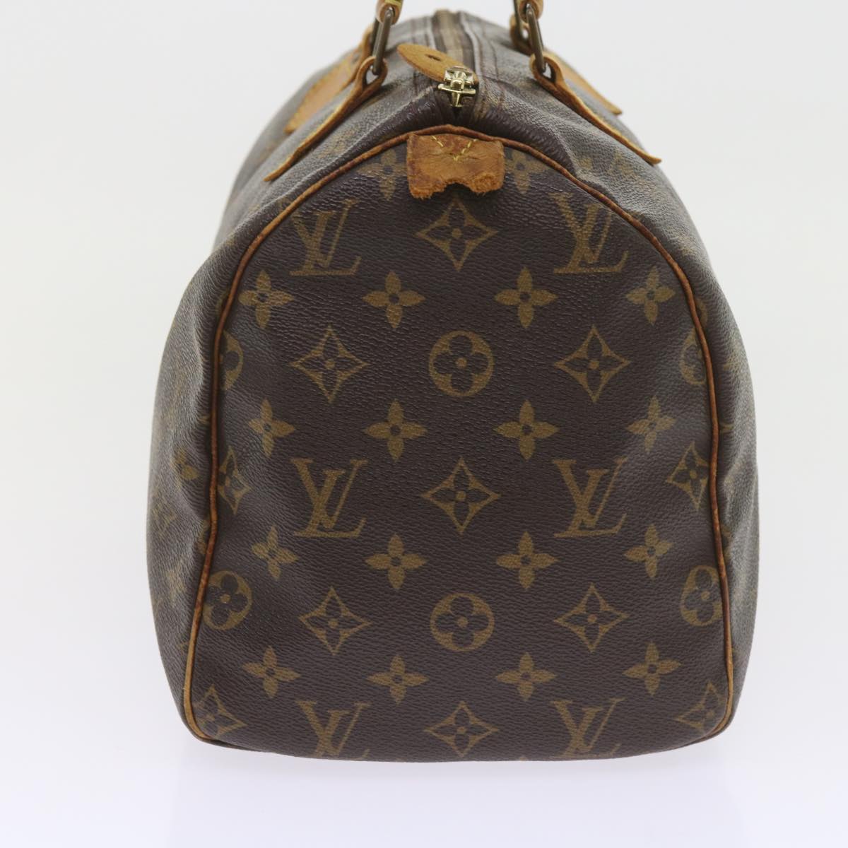 LOUIS VUITTON Monogram Speedy 30 Hand Bag M41526 LV Auth bs10119