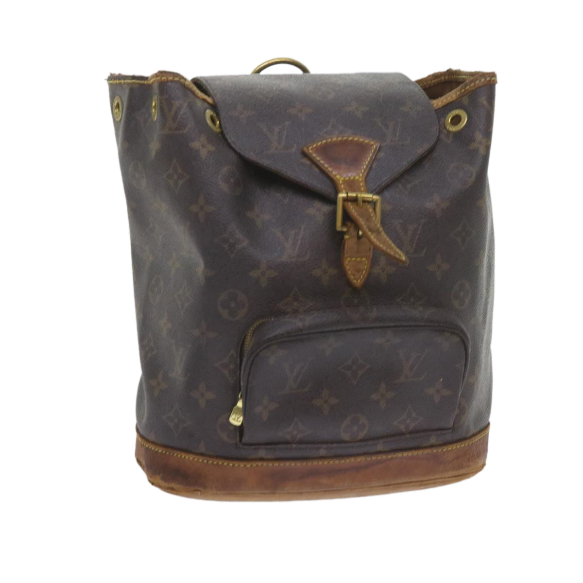 LOUIS VUITTON Monogram Montsouris MM Backpack M51136 LV Auth bs10284