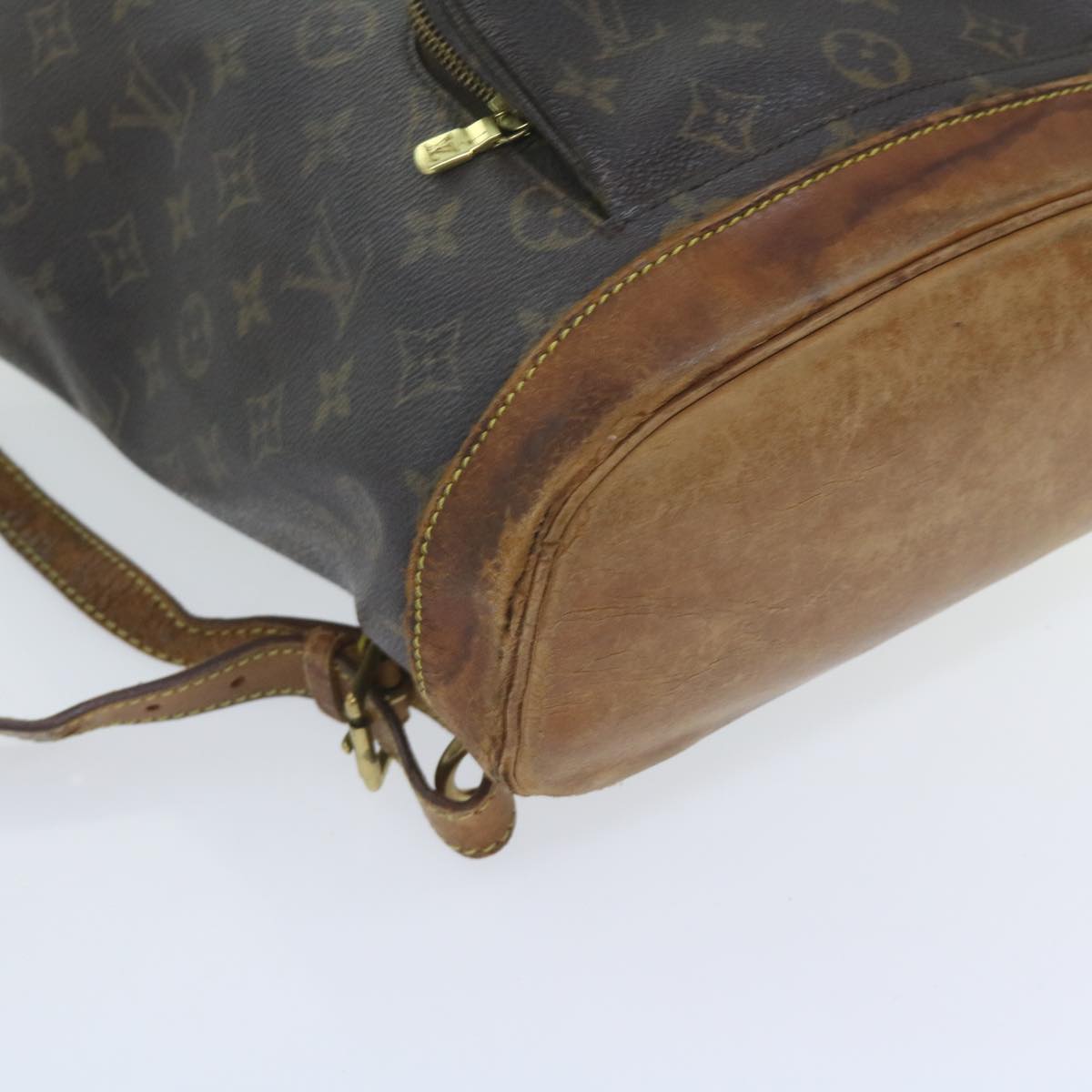 LOUIS VUITTON Monogram Montsouris MM Backpack M51136 LV Auth bs10284