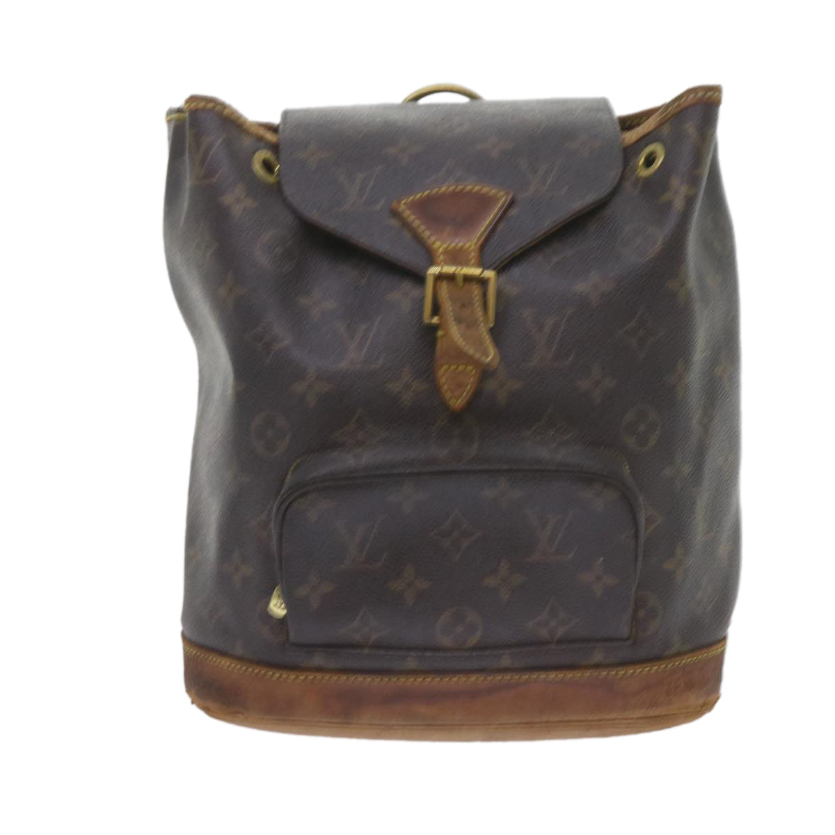 LOUIS VUITTON Monogram Montsouris MM Backpack M51136 LV Auth bs10284