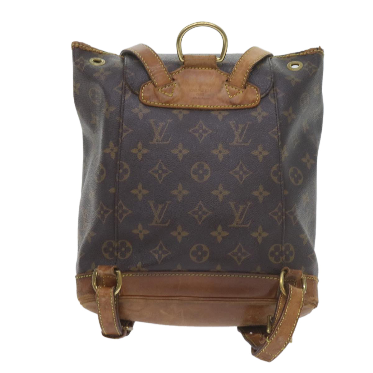 LOUIS VUITTON Monogram Montsouris MM Backpack M51136 LV Auth bs10284