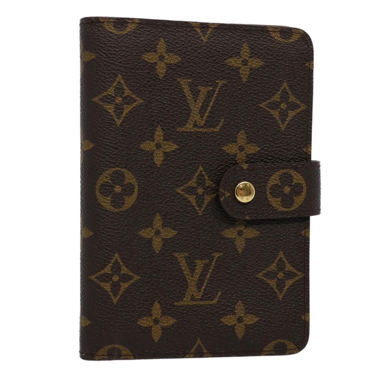 LOUIS VUITTON Monogram Porto Papie Zip Wallet M61207 LV Auth bs10367