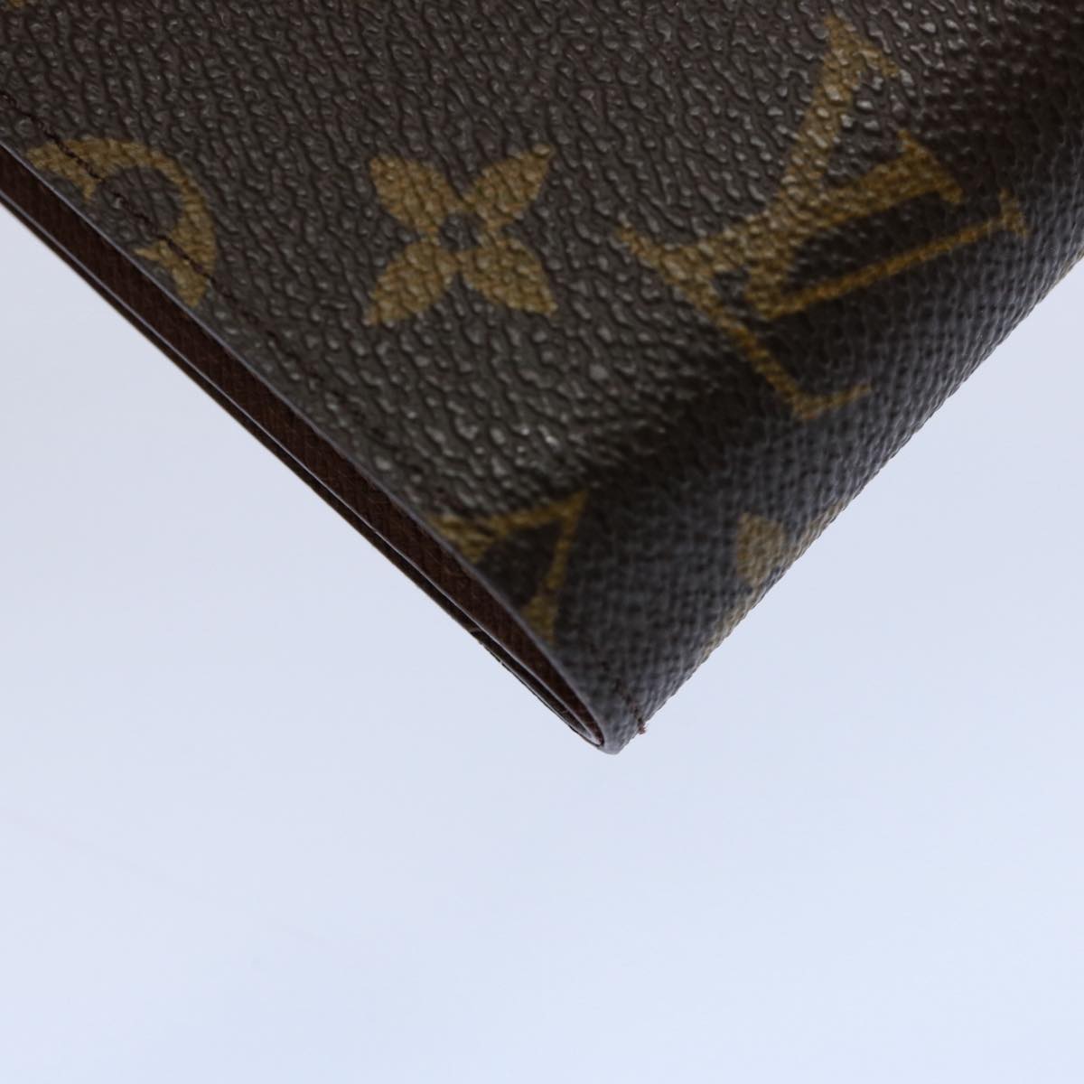 LOUIS VUITTON Monogram Porto Papie Zip Wallet M61207 LV Auth bs10367