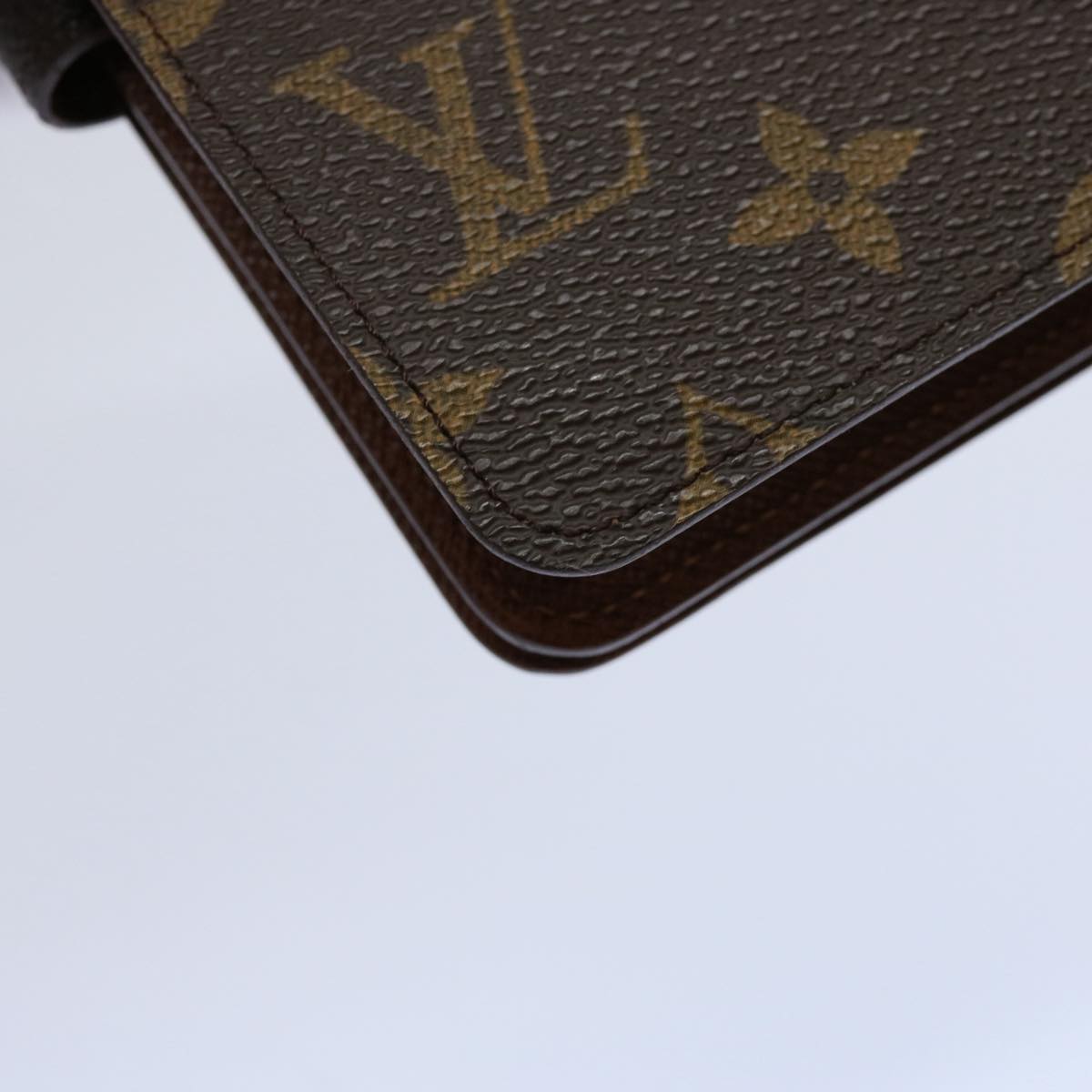 LOUIS VUITTON Monogram Porto Papie Zip Wallet M61207 LV Auth bs10367