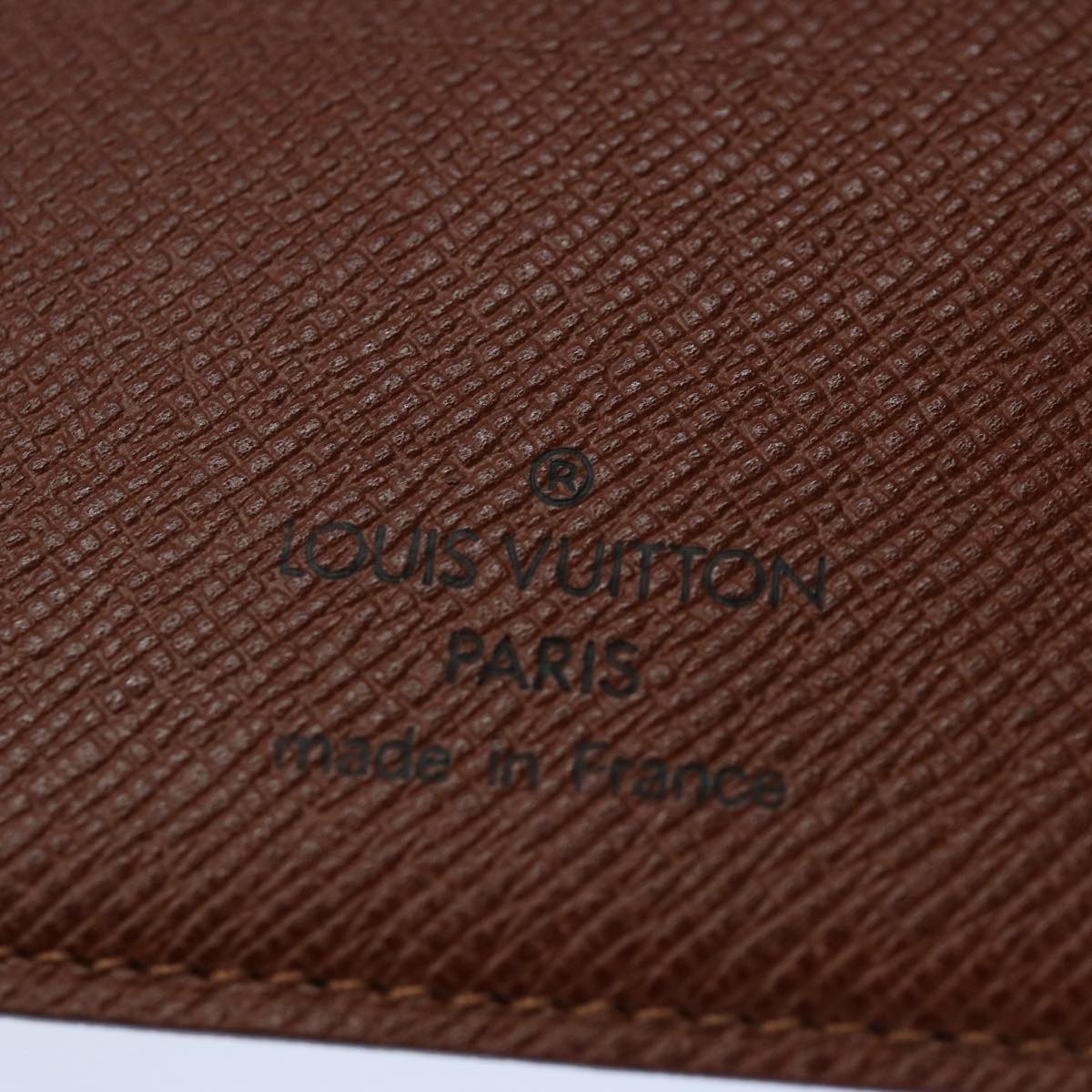 LOUIS VUITTON Monogram Porto Papie Zip Wallet M61207 LV Auth bs10367