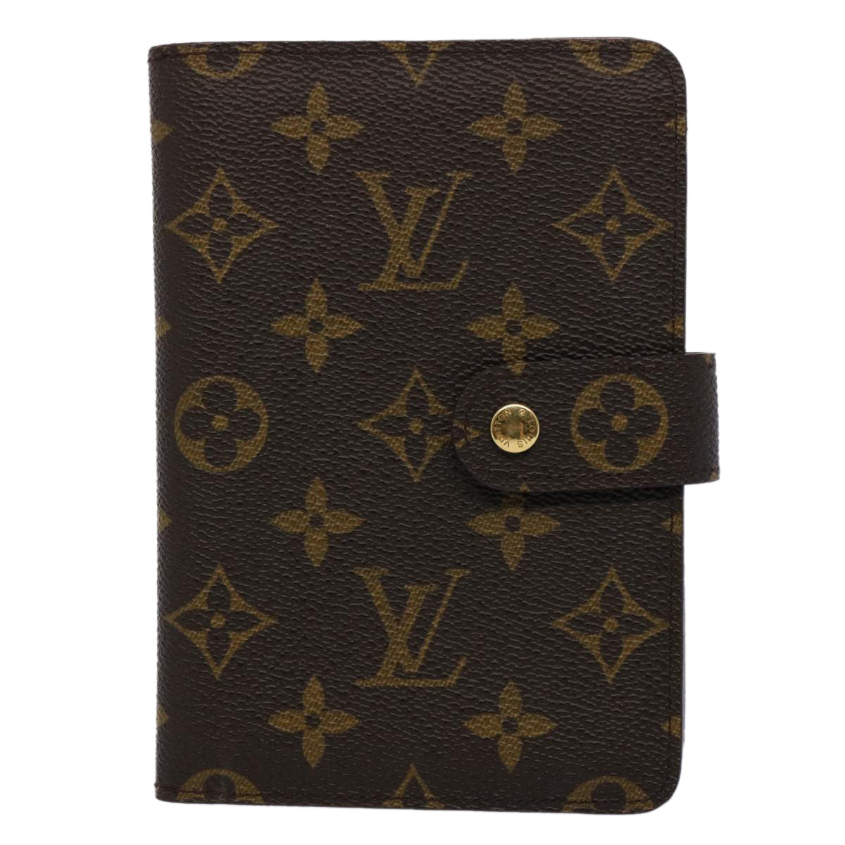 LOUIS VUITTON Monogram Porto Papie Zip Wallet M61207 LV Auth bs10367